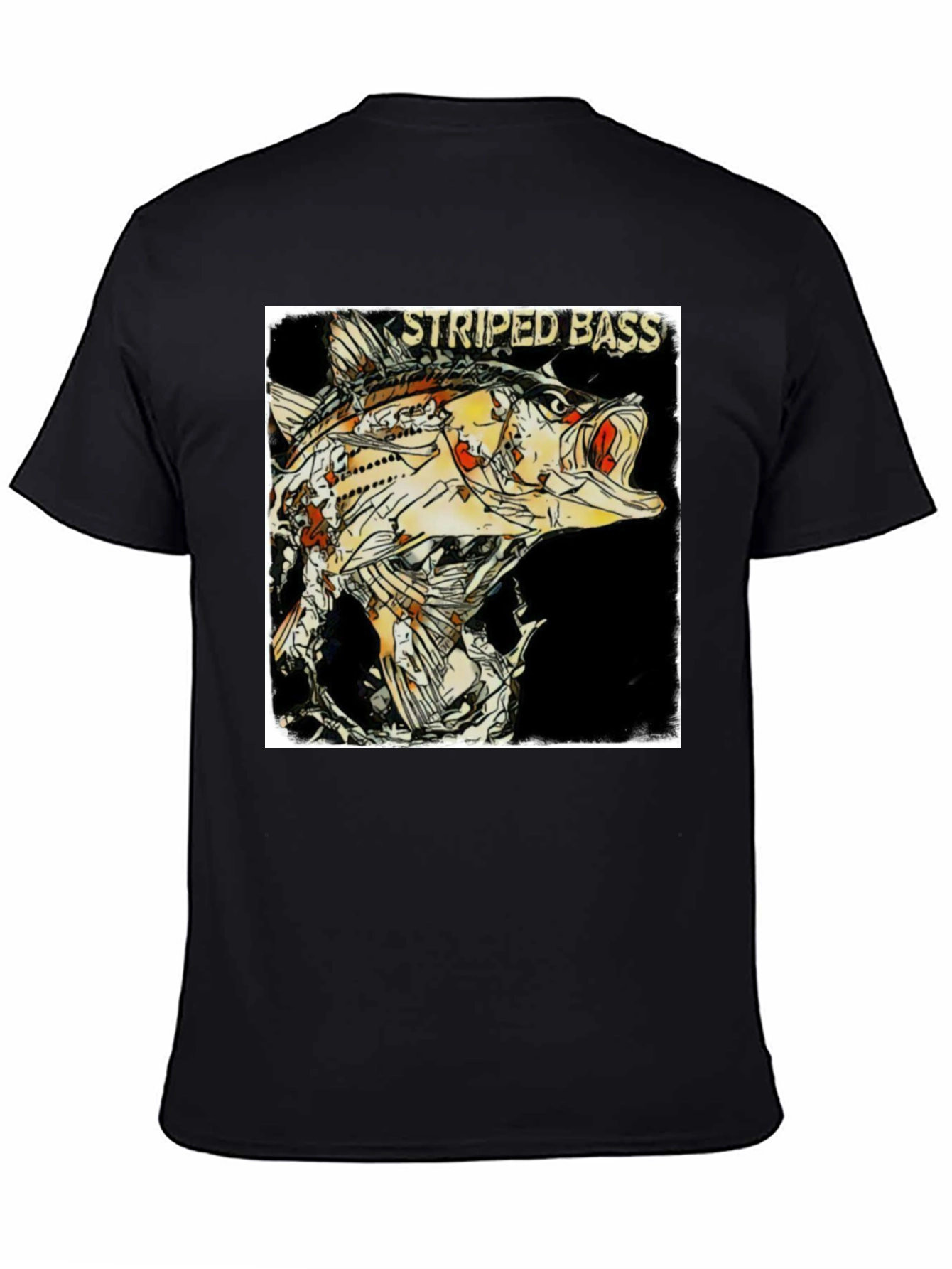 Striped Bass Graphic Print T-Shirt - Anglers Choice