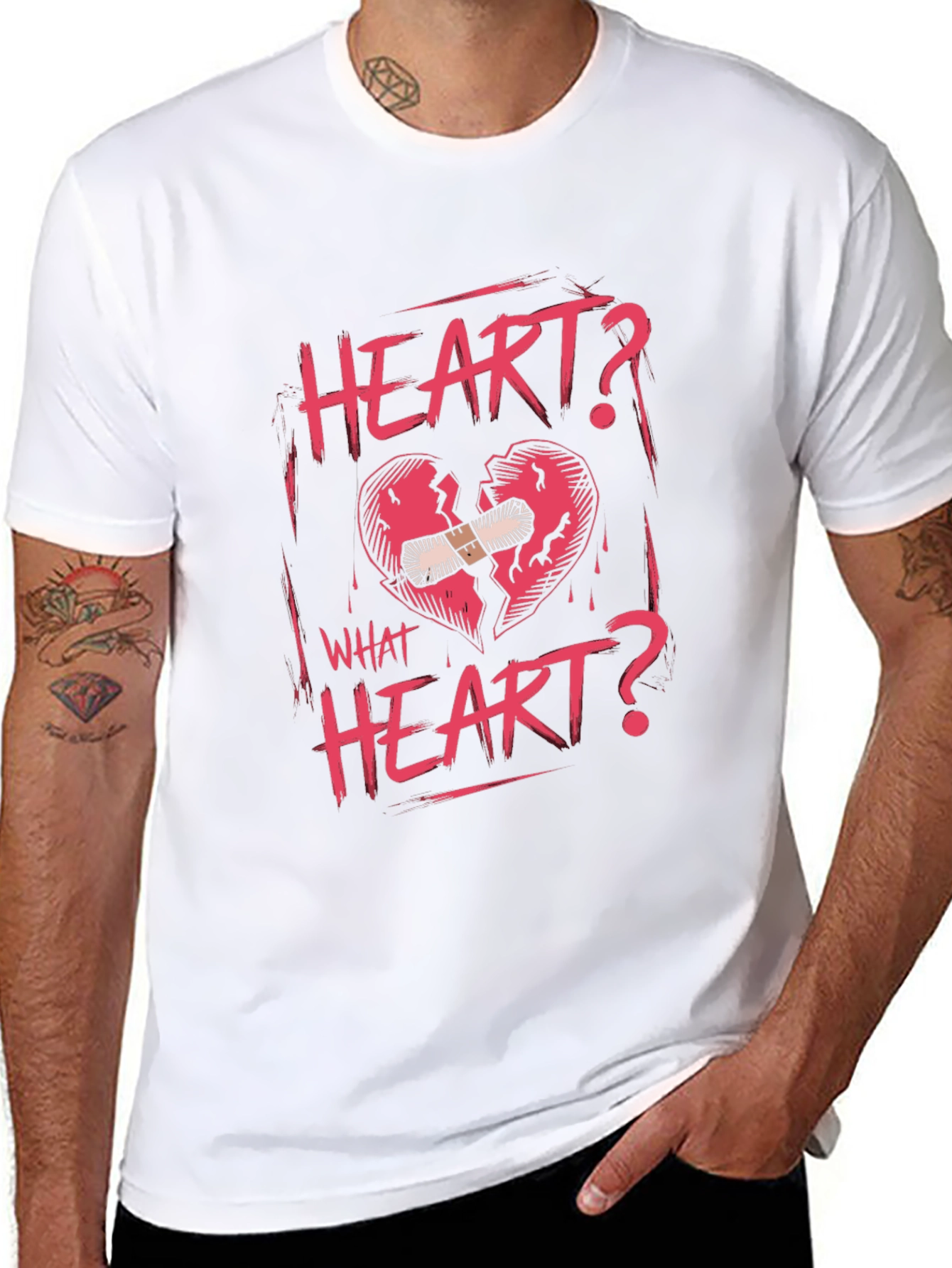 Heart? What Heart? Graphic T-Shirt