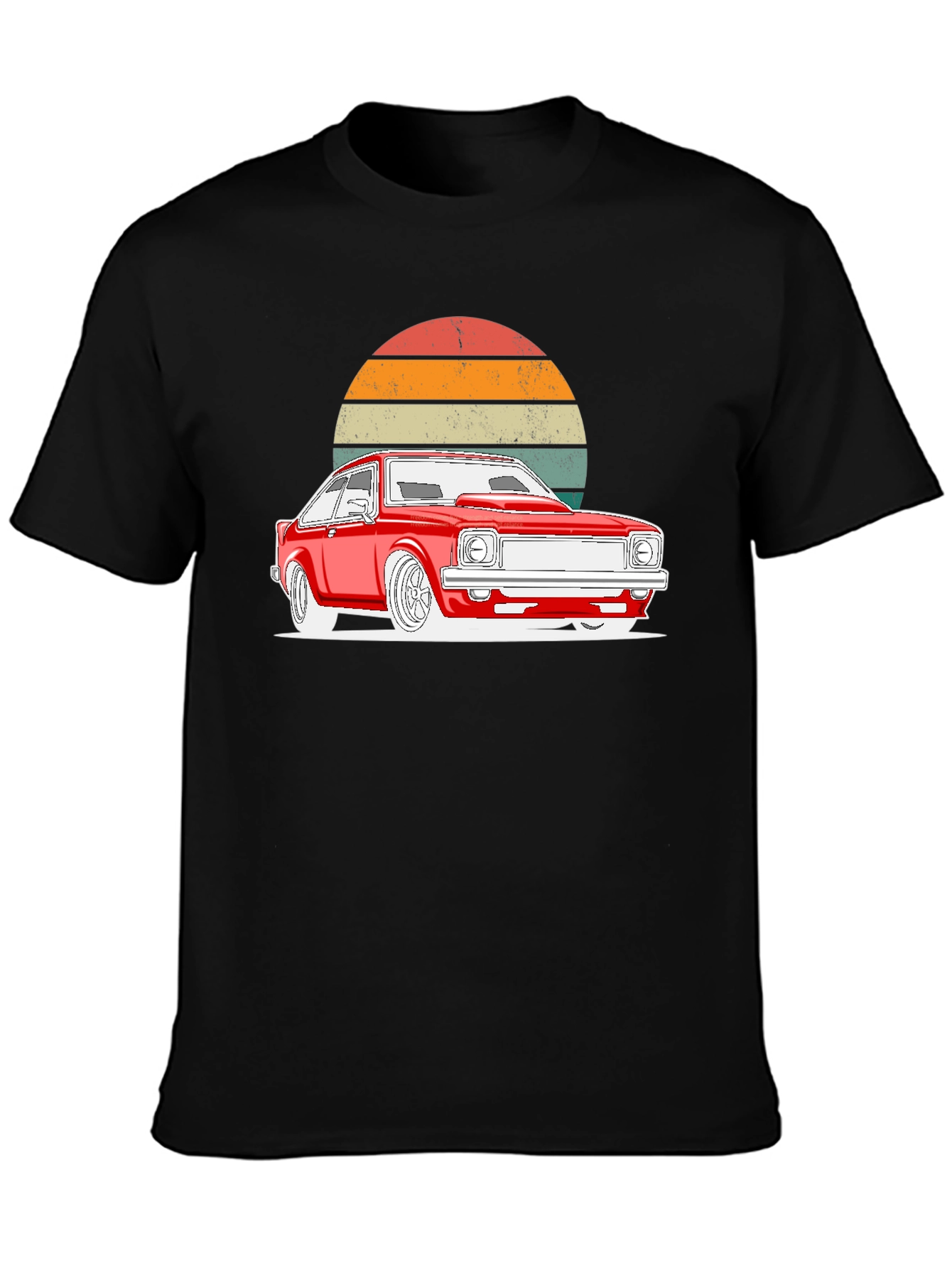 Retro Car Graphic T-Shirt - Classic Style
