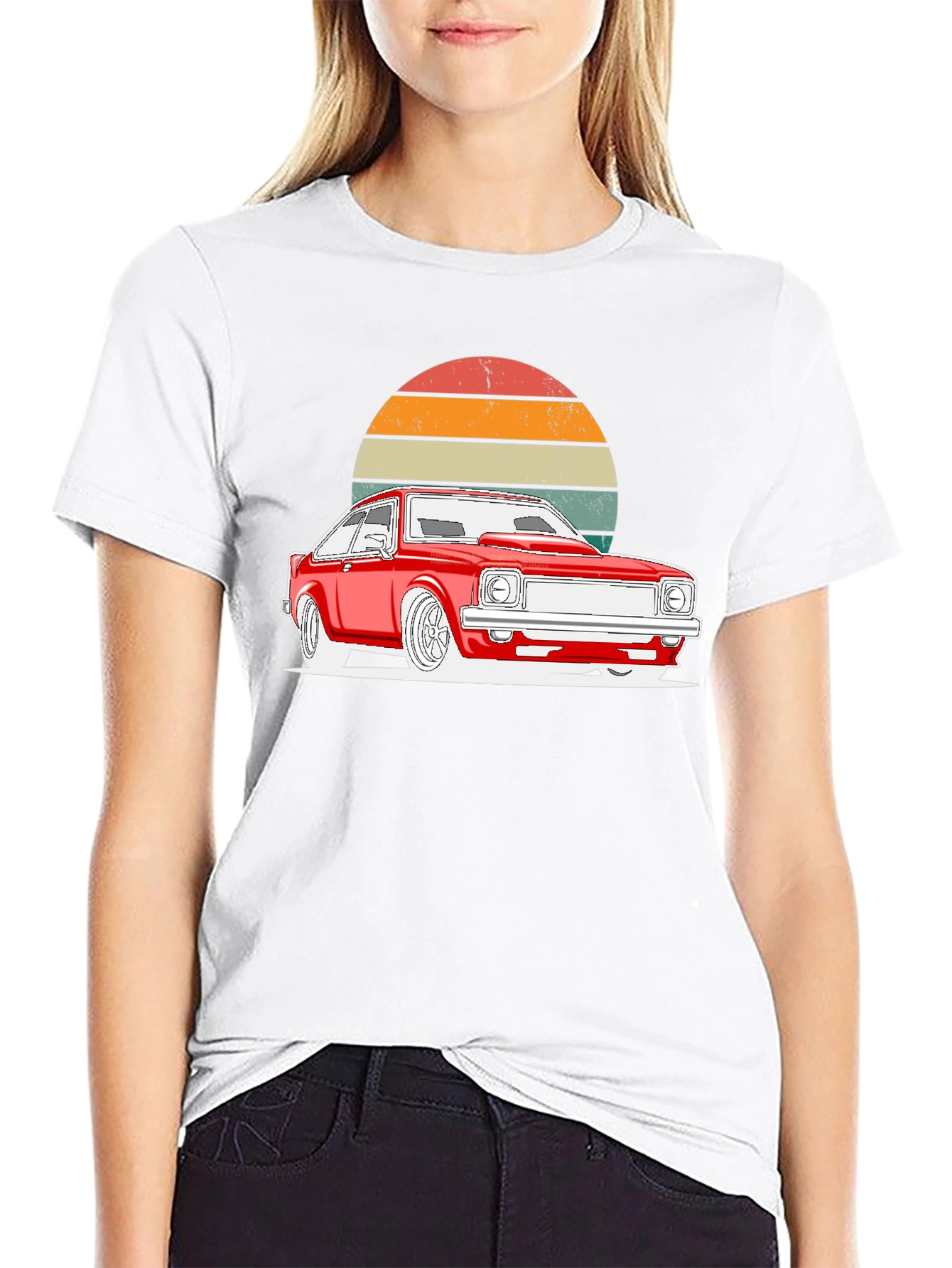 Retro Car Graphic T-Shirt - Classic Style