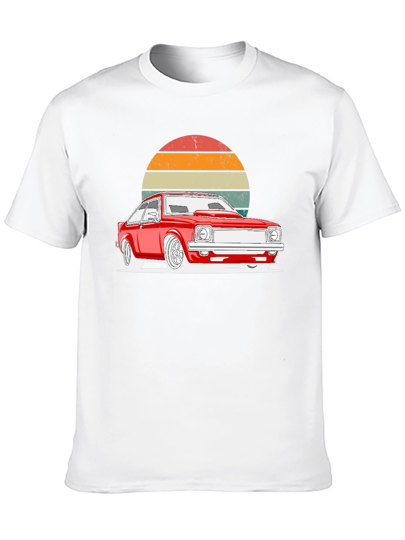 Retro Car Graphic T-Shirt - Classic Style