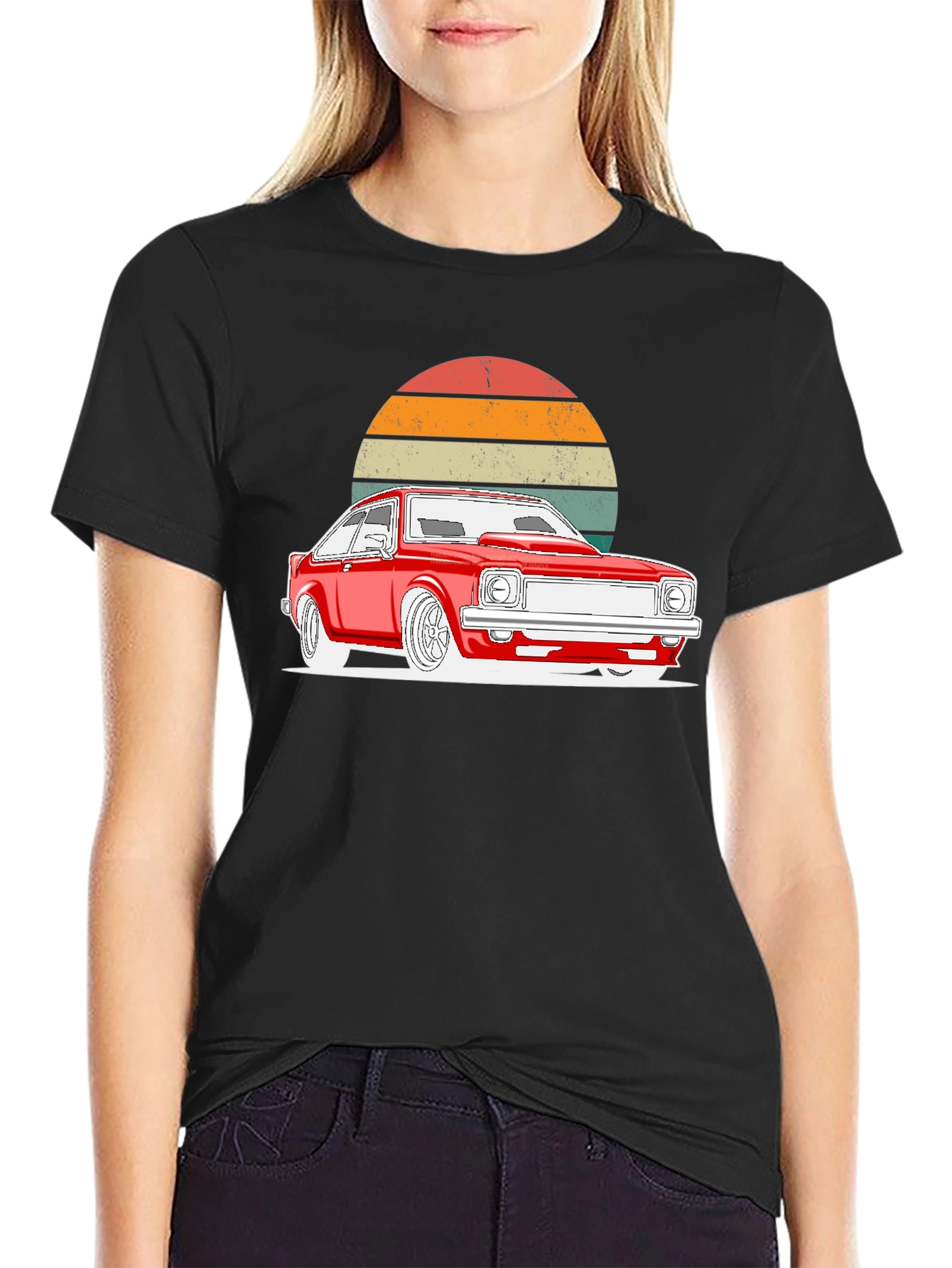 Retro Car Graphic T-Shirt - Classic Style