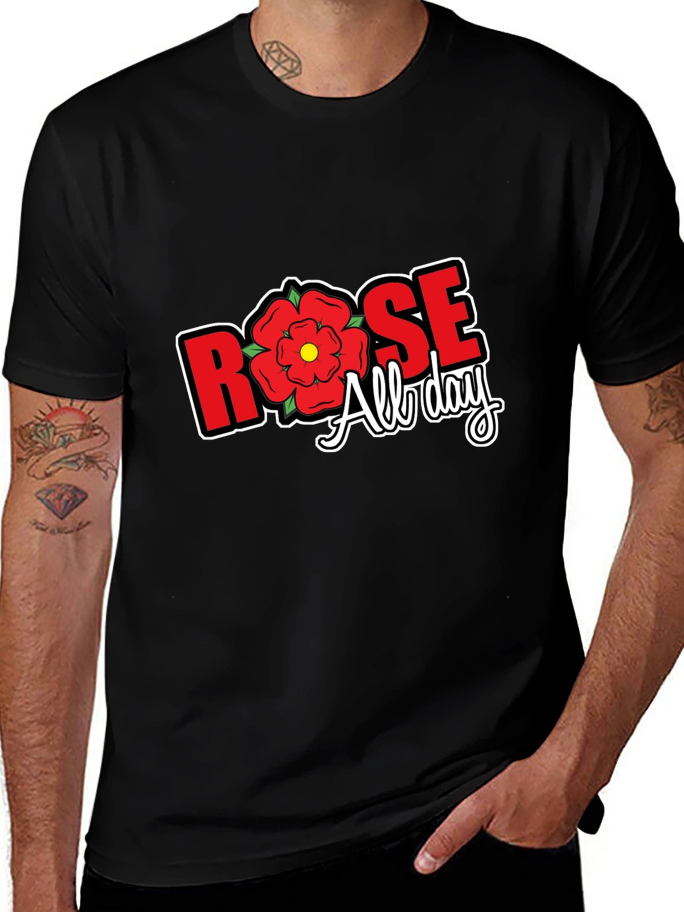 Rose All Day Graphic T-Shirt