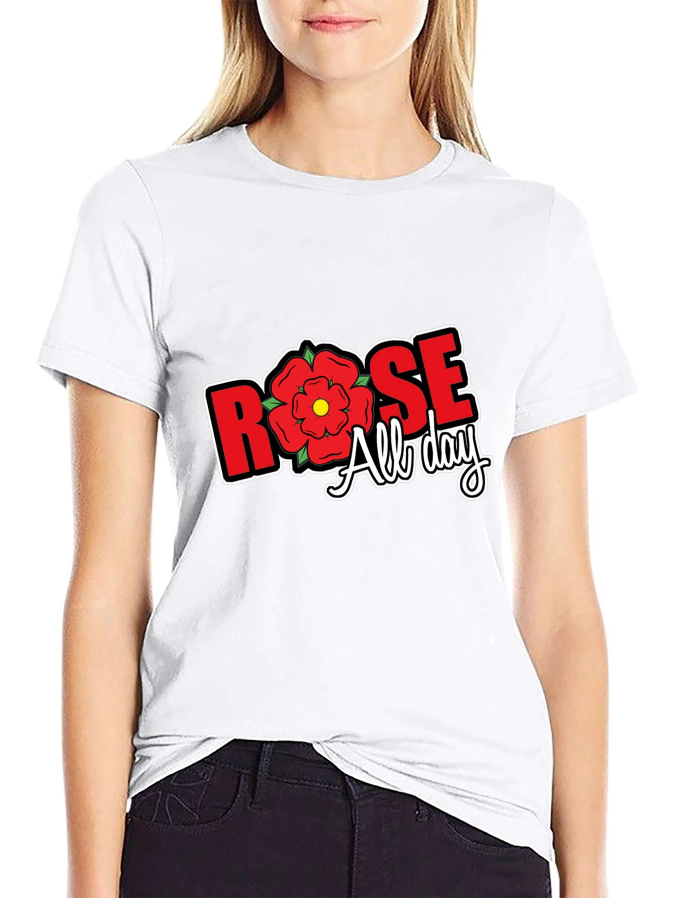 Rose All Day Graphic T-Shirt
