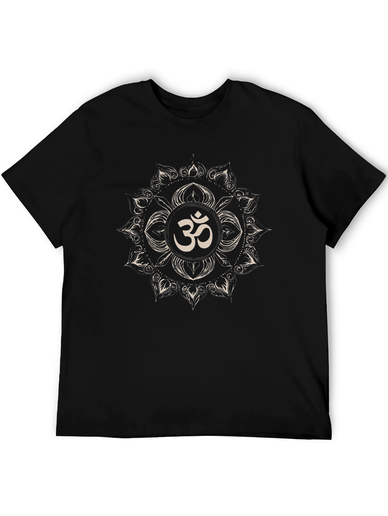 Om Mandala Black T-Shirt