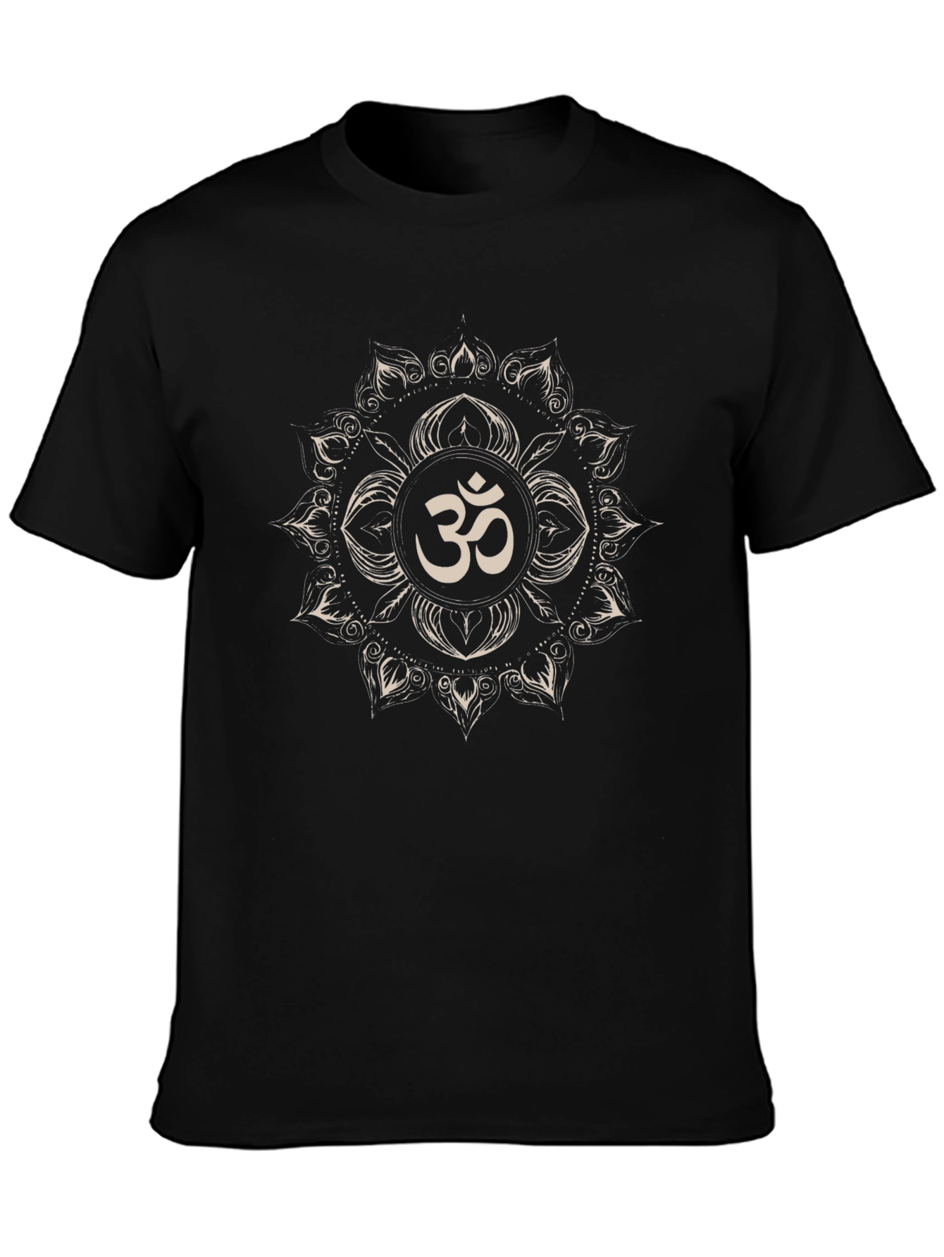 Om Mandala Black T-Shirt