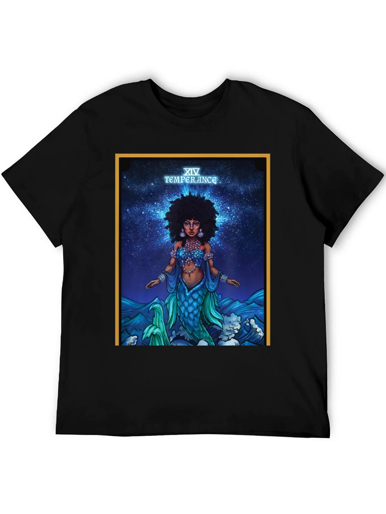 Temperance Tarot Card Mermaid T-Shirt