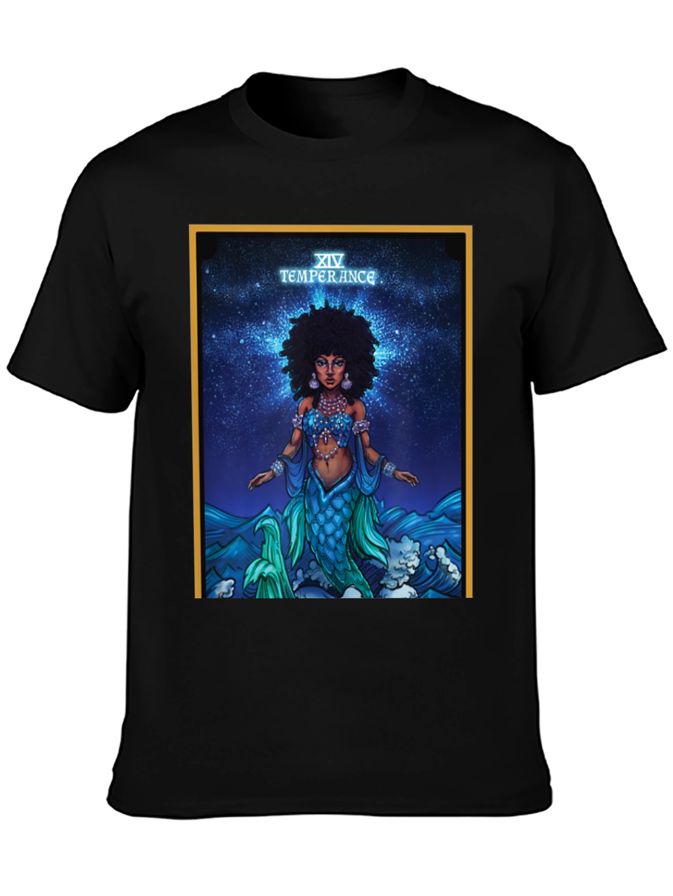 Temperance Tarot Card Mermaid T-Shirt