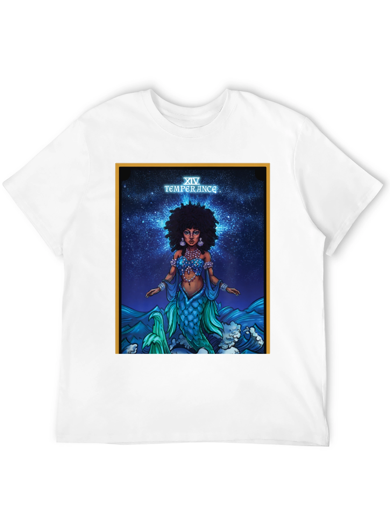 Temperance Tarot Card Mermaid T-Shirt