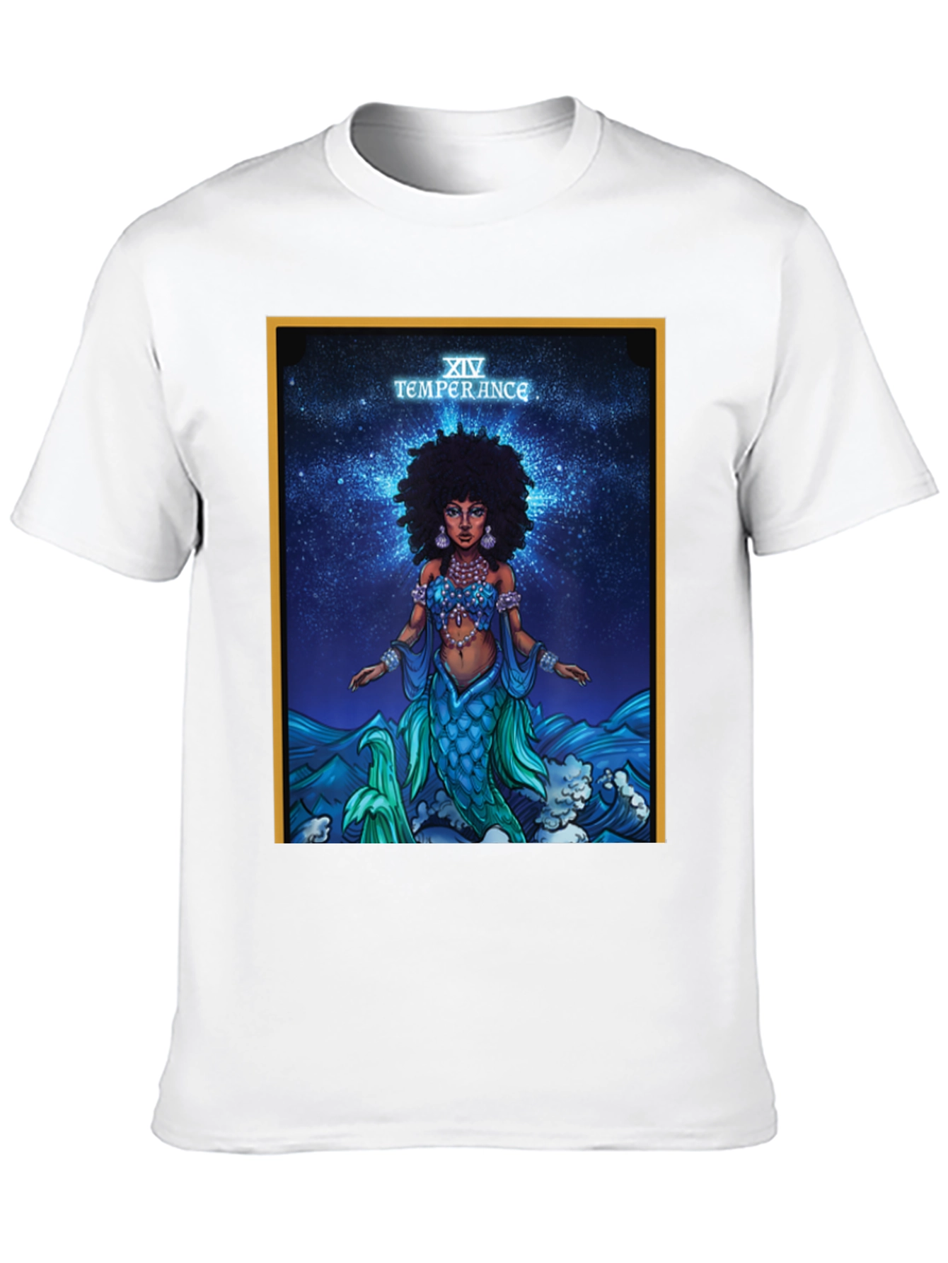 Temperance Tarot Card Mermaid T-Shirt