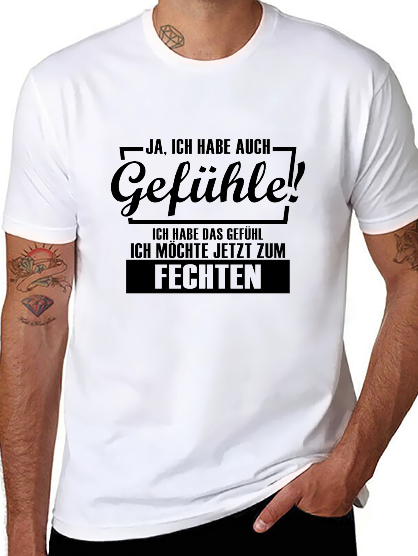 Ja Gefühle! T-Shirt - Fencing Motivation