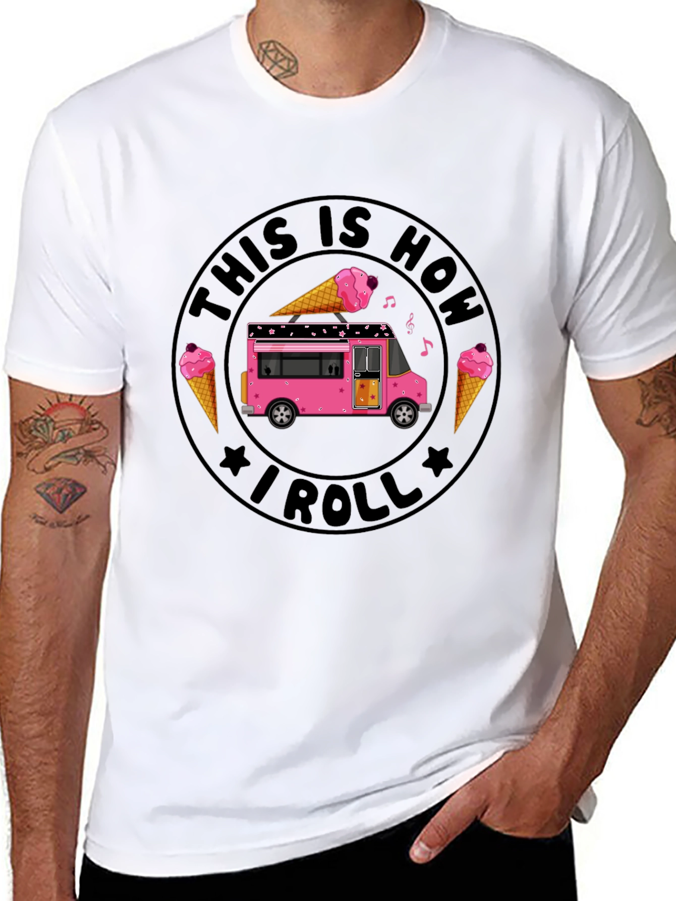 Ice Cream Truck This Is How I Roll T-Shirt