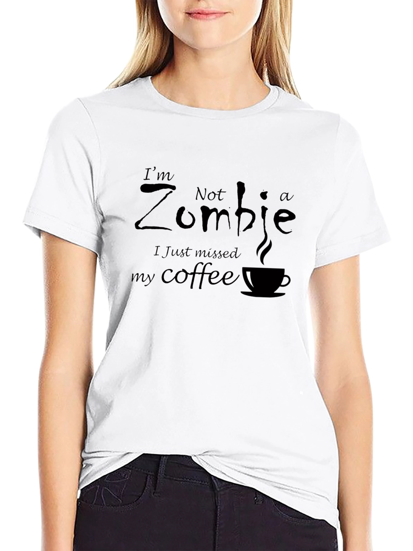 Im Not a Zombie Coffee T-Shirt
