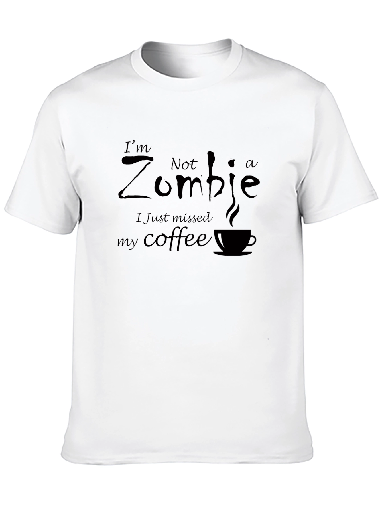 Im Not a Zombie Coffee T-Shirt