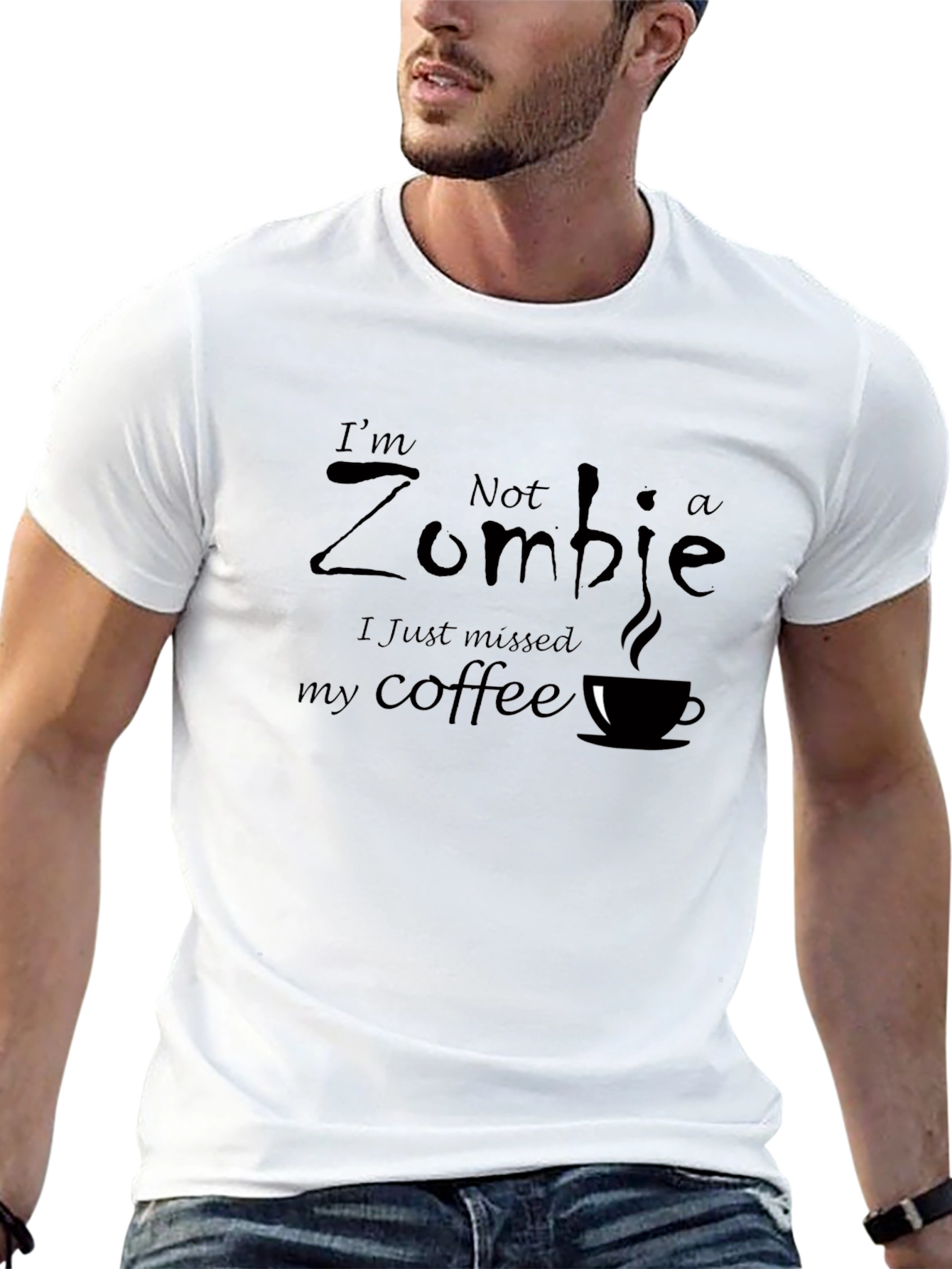 Im Not a Zombie Coffee T-Shirt