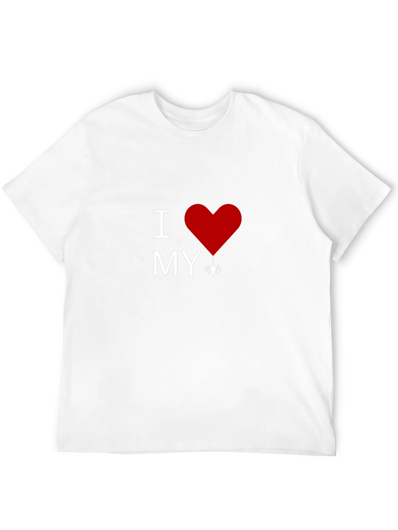 I Heart My Spider T-Shirt - Mens Black Tee