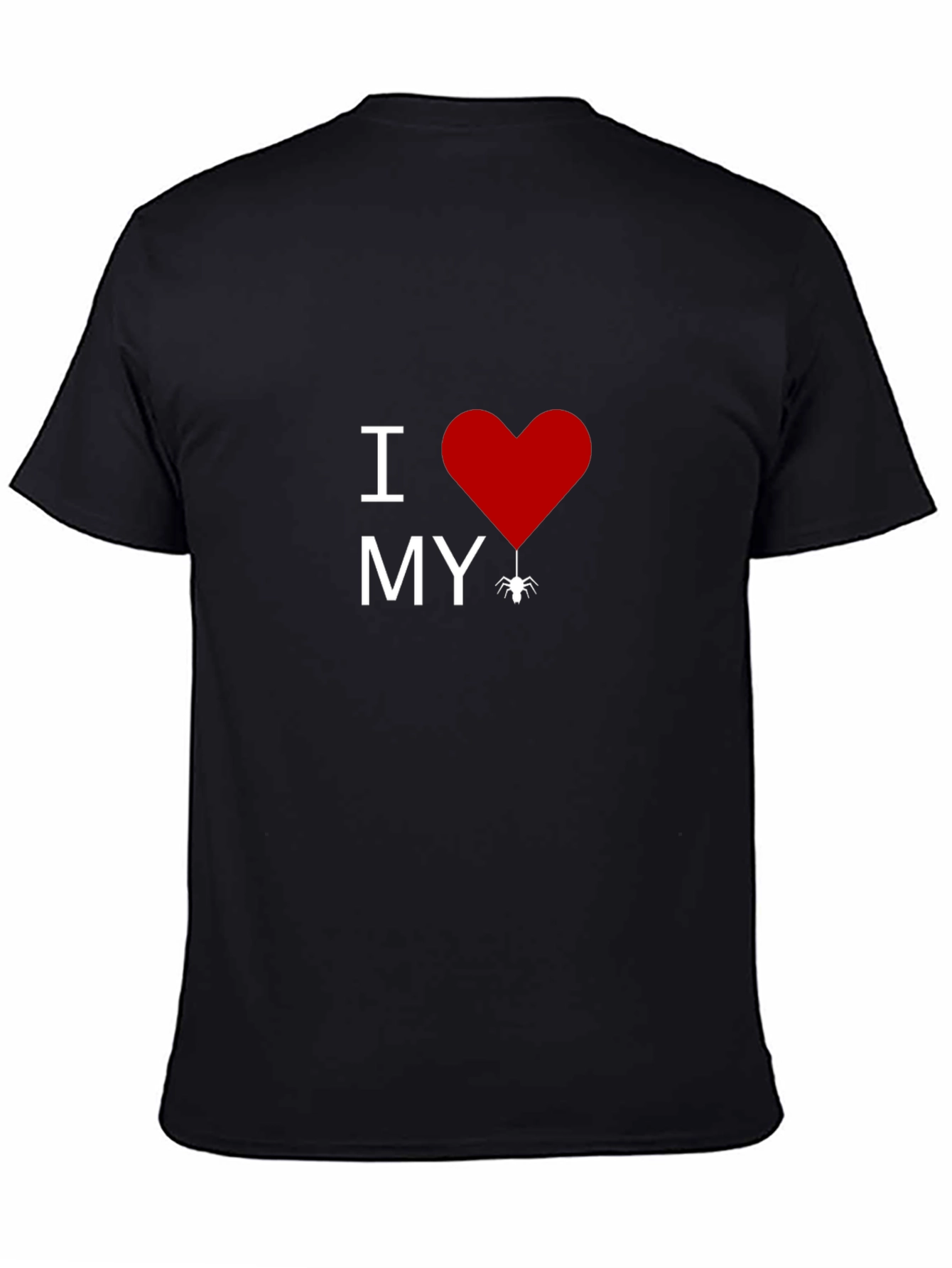 I Heart My Spider T-Shirt - Mens Black Tee