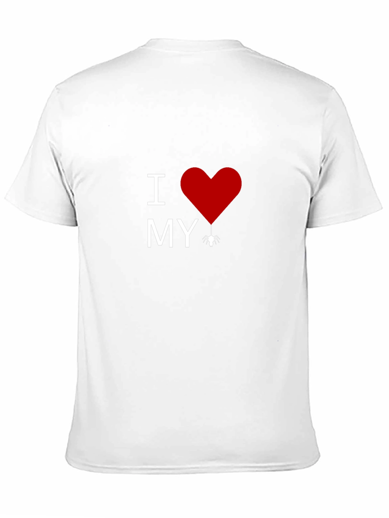 I Heart My Spider T-Shirt - Mens Black Tee