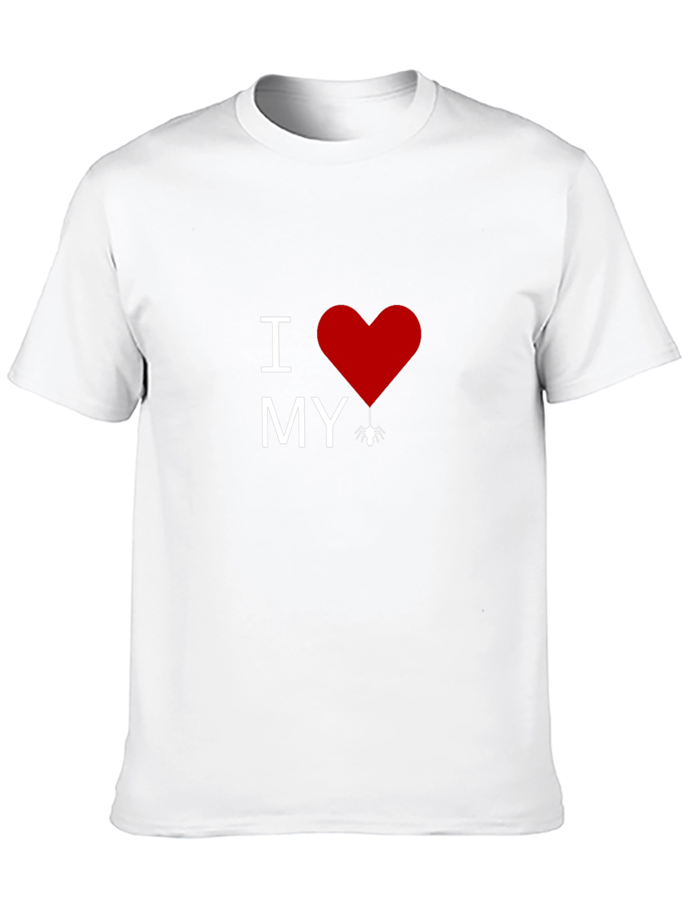 I Heart My Spider T-Shirt - Mens Black Tee