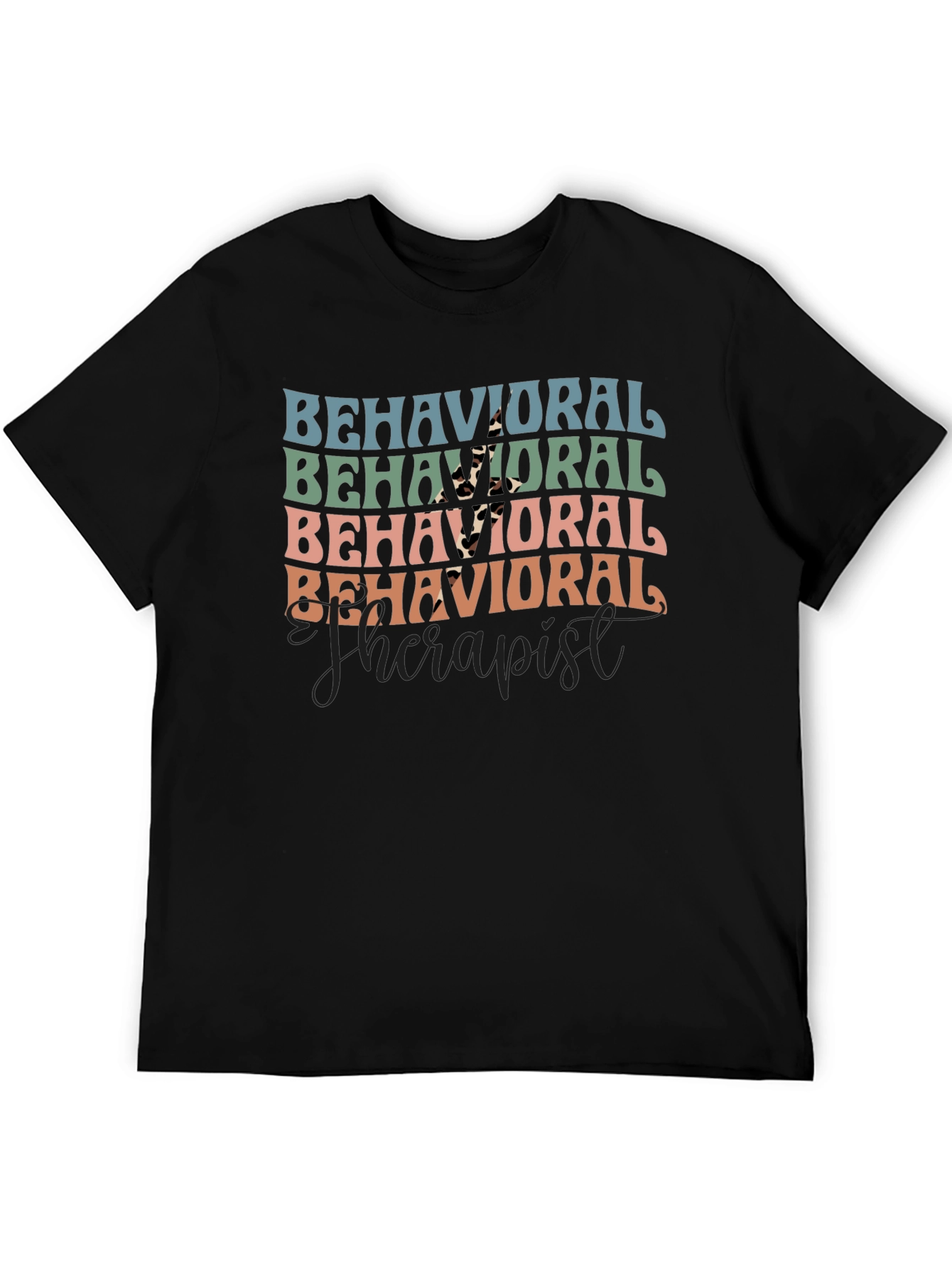 Behavioral Therapist Retro Graphic T-Shirt