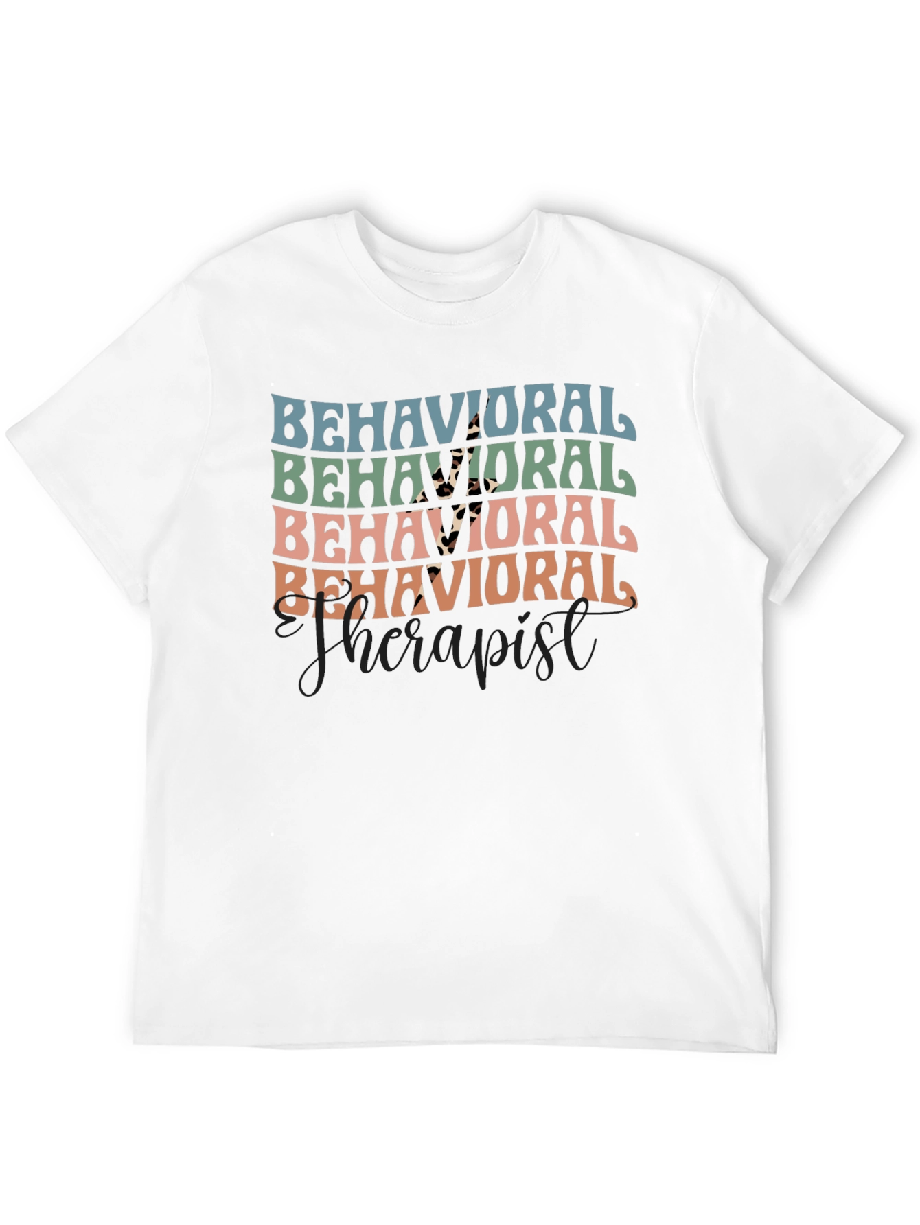 Behavioral Therapist Retro Graphic T-Shirt