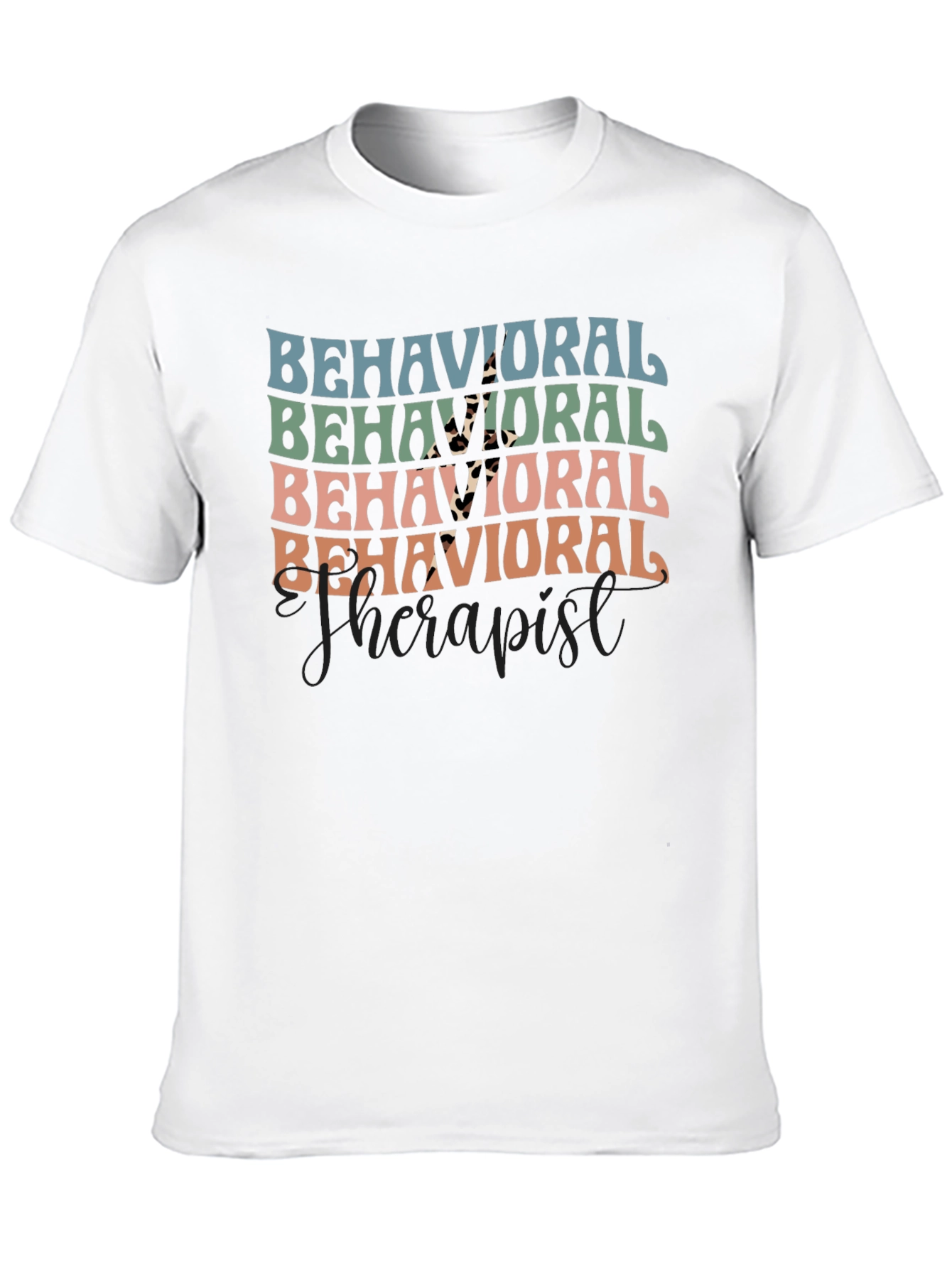 Behavioral Therapist Retro Graphic T-Shirt