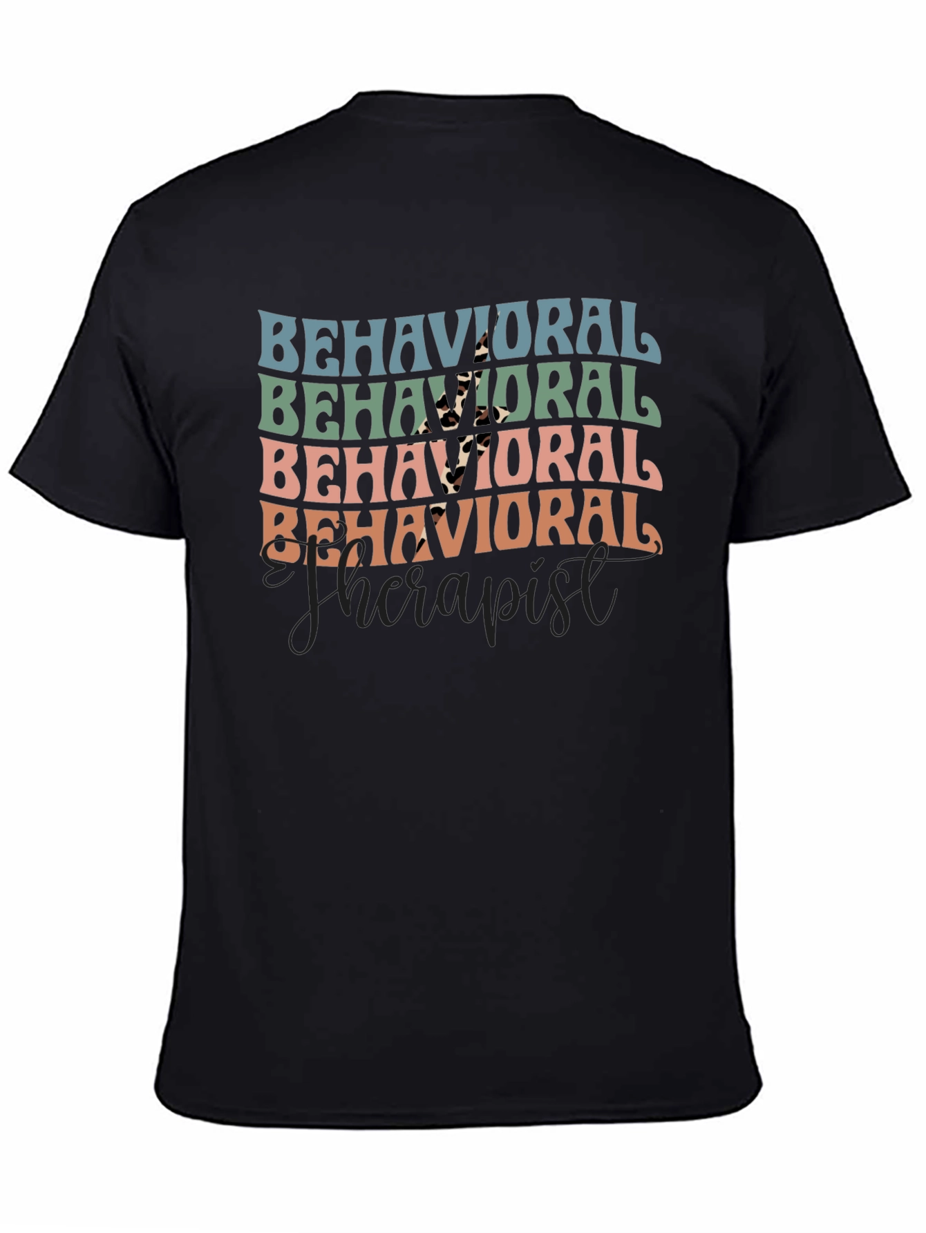 Behavioral Therapist Retro Graphic T-Shirt