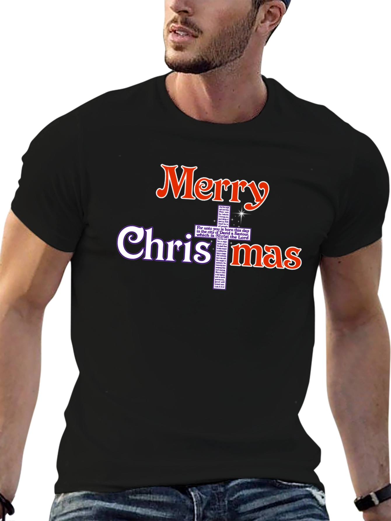 Merry Christmas Christian Religious T-Shirt