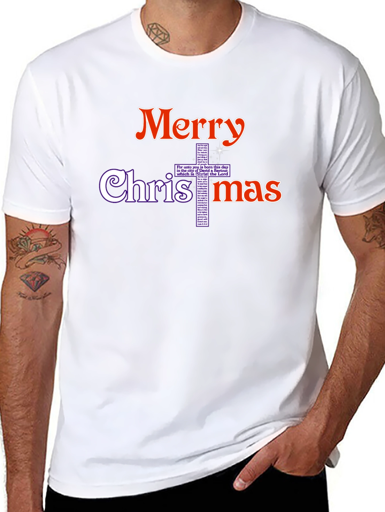 Merry Christmas Christian Religious T-Shirt