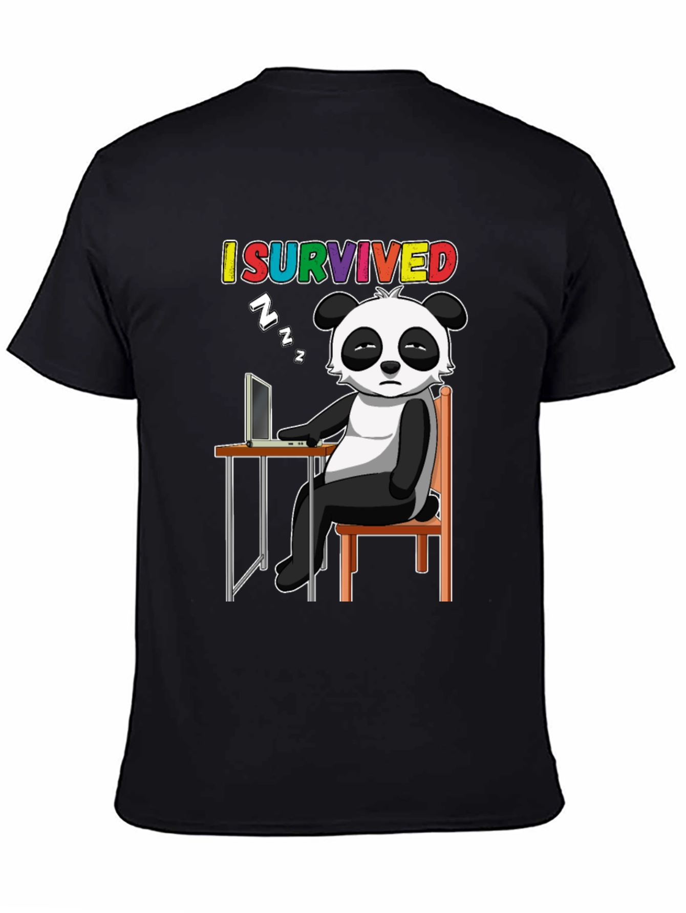 I Survived Panda T-Shirt - Funny Novelty Tee