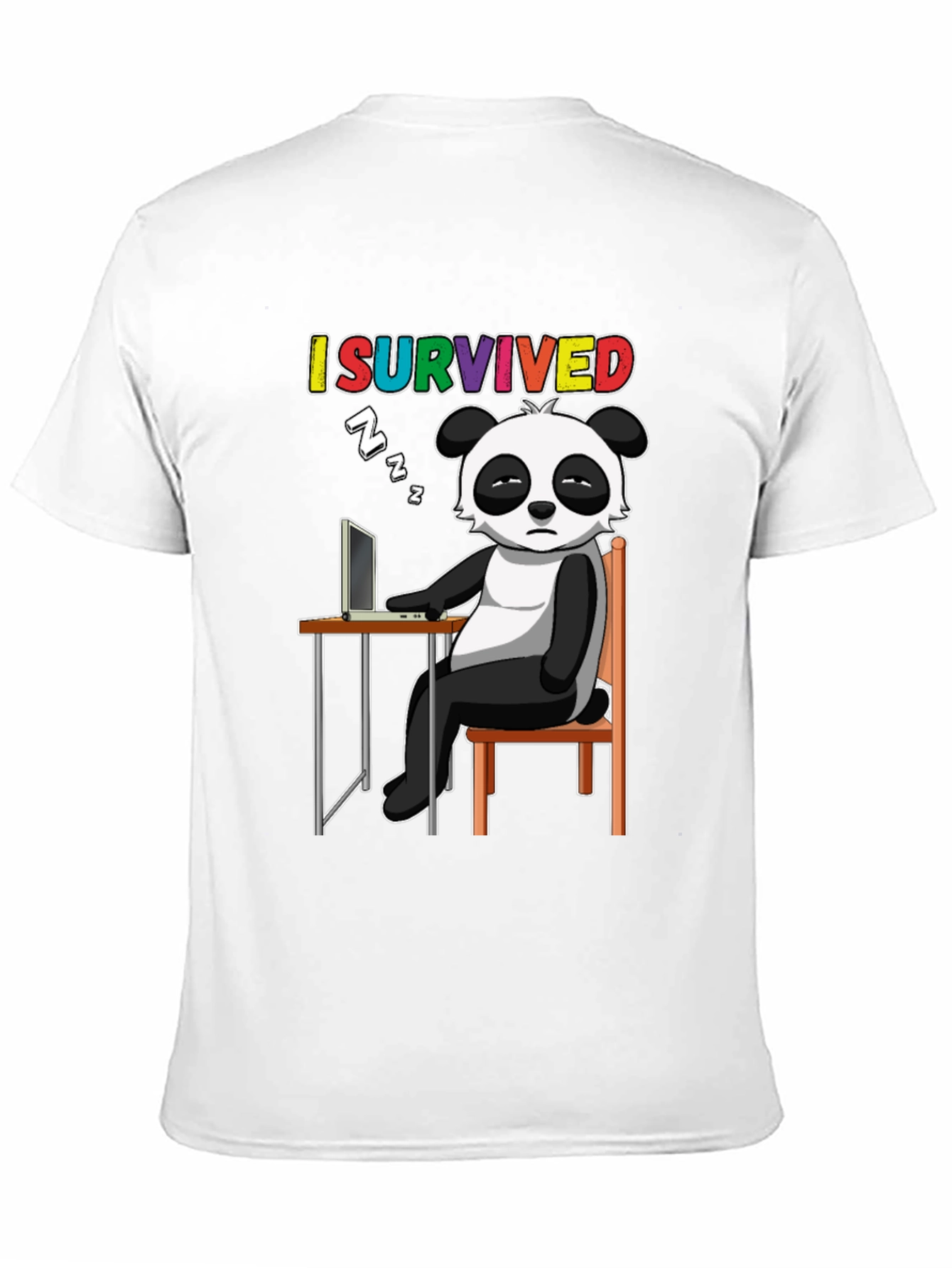 I Survived Panda T-Shirt - Funny Novelty Tee
