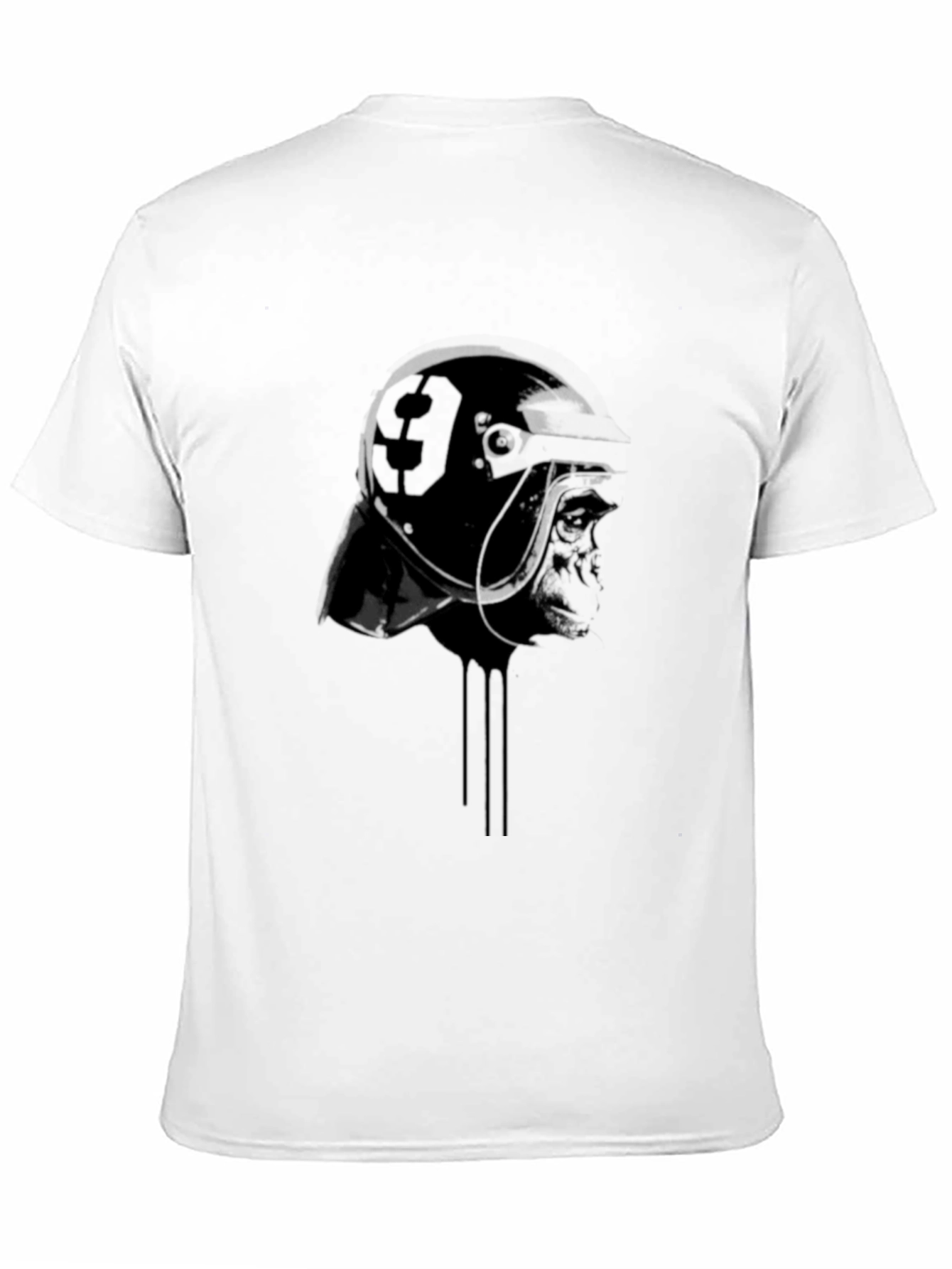 Graphic Print Black T-Shirt
