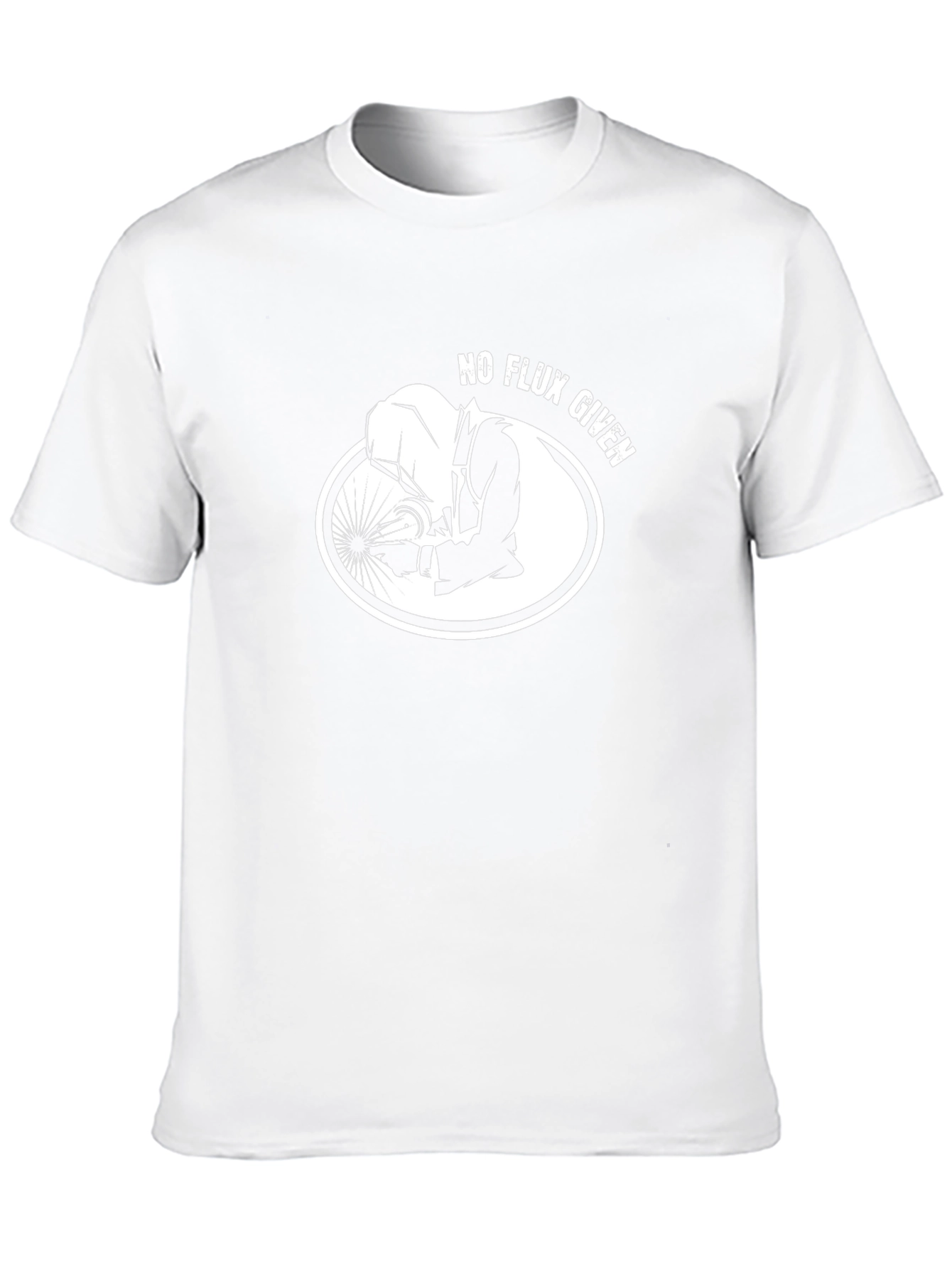 No Flux Given Welder Graphic Tee - Black