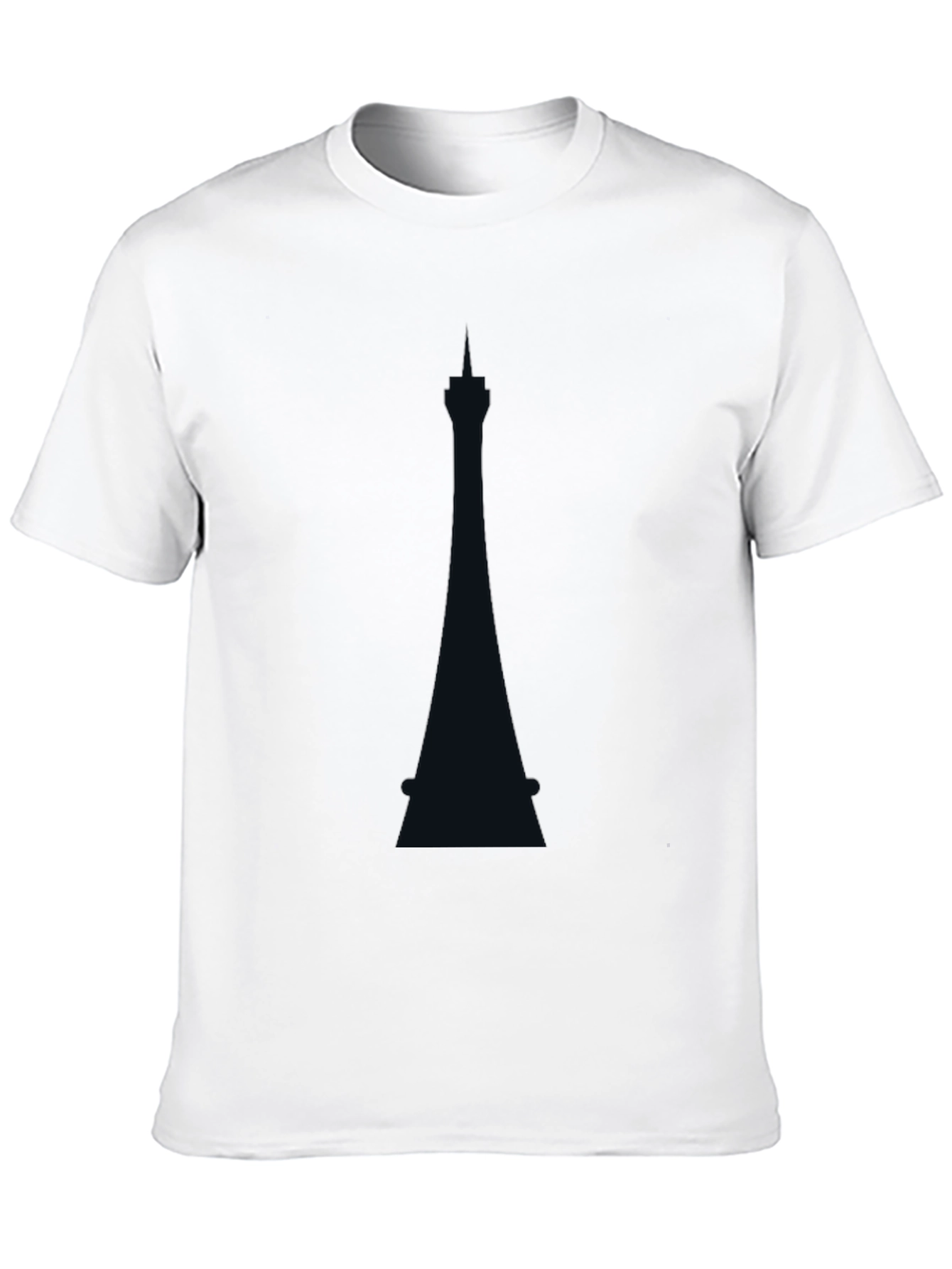 Modern Tower Graphic Tee - Black