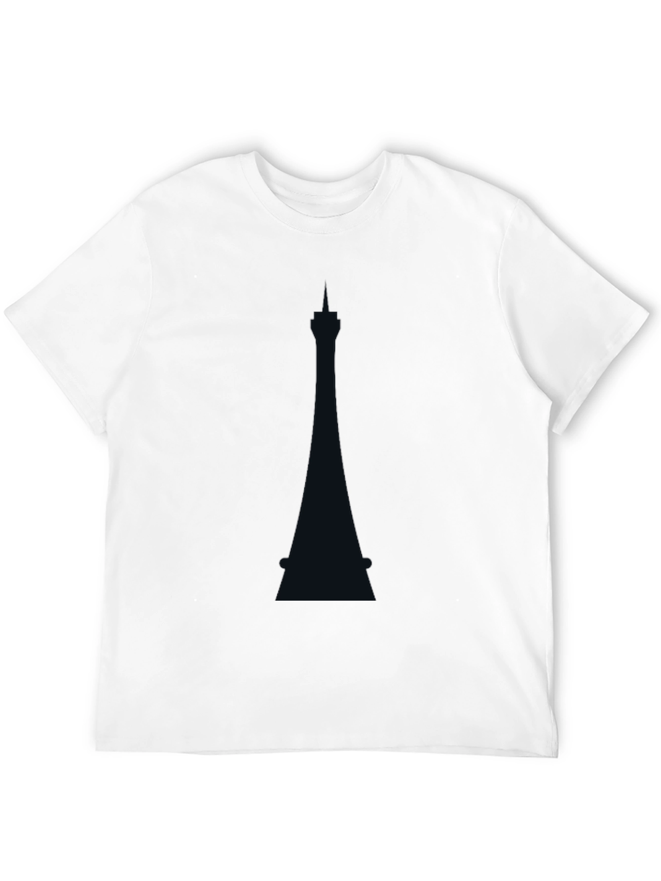 Modern Tower Graphic Tee - Black