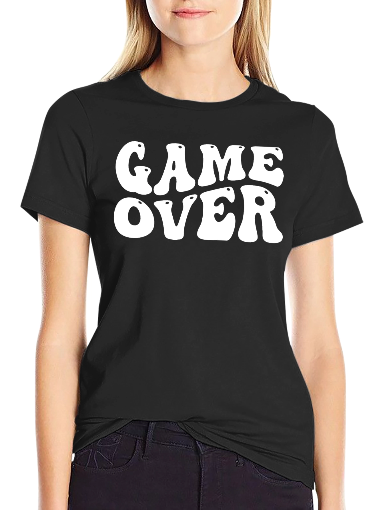 Game Over Retro Style Graphic T-Shirt