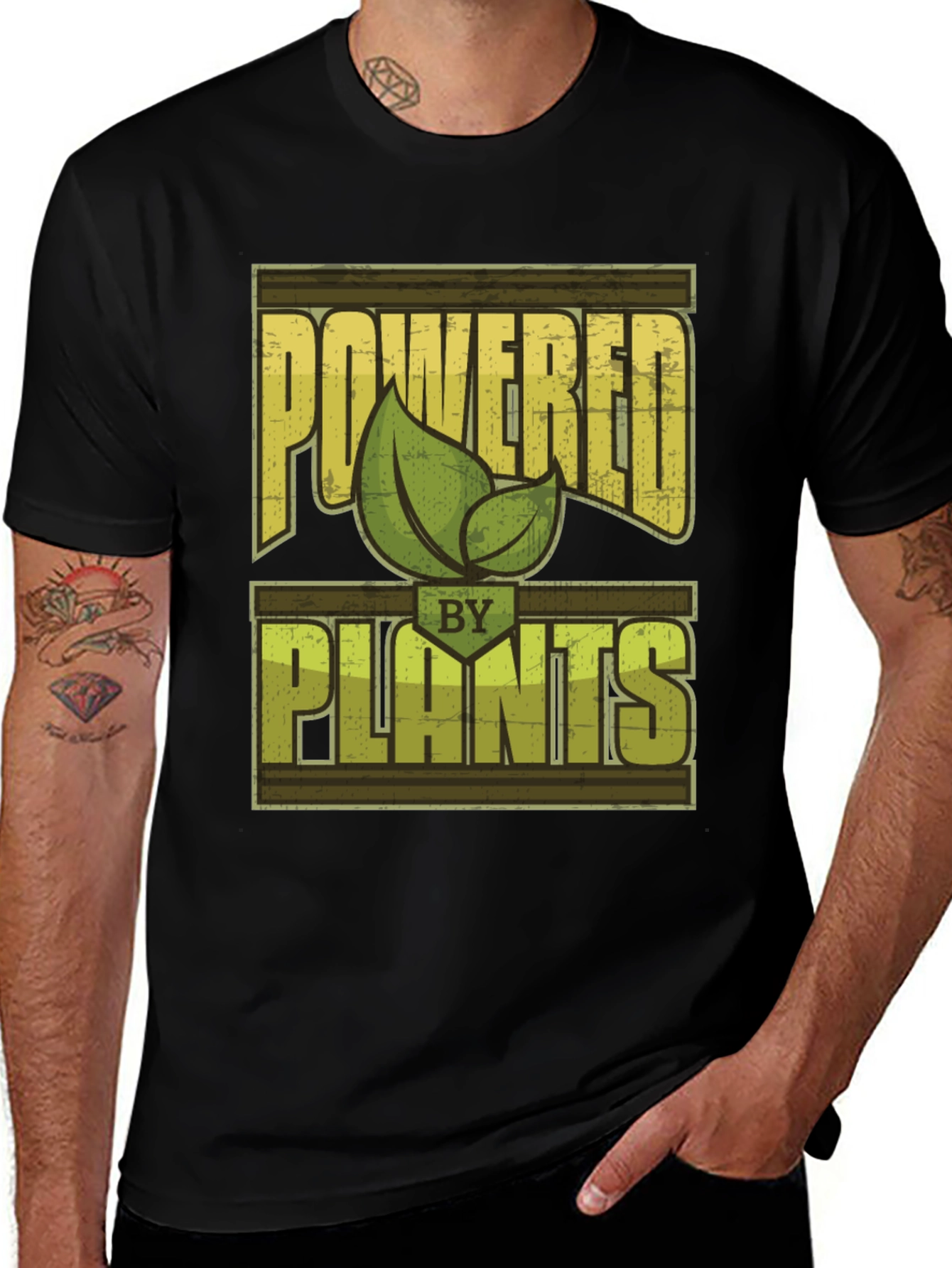 Powered by Plants T-Shirt Vegan Lifestyle