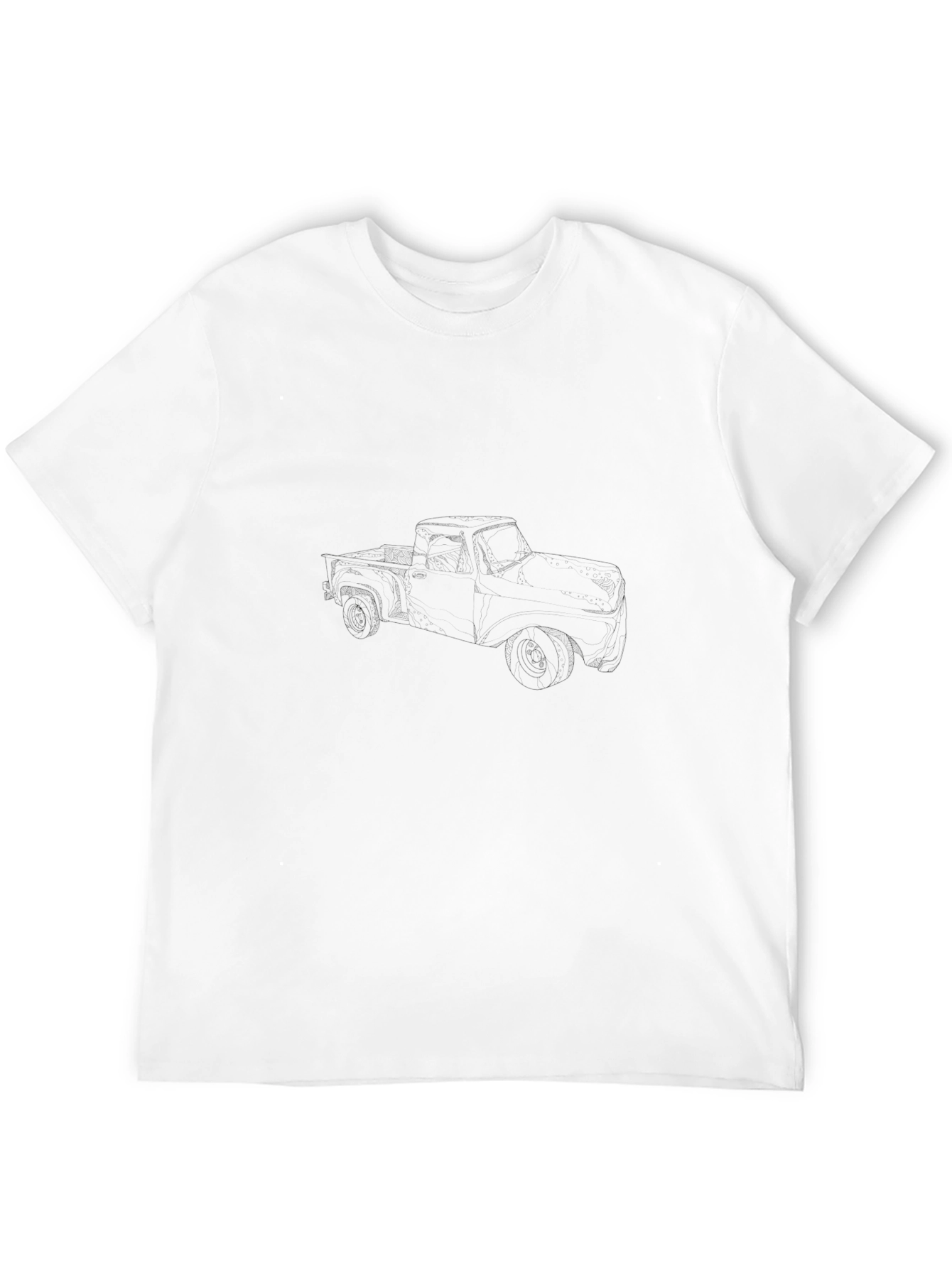 Mens Classic Black Crew Neck T-Shirt