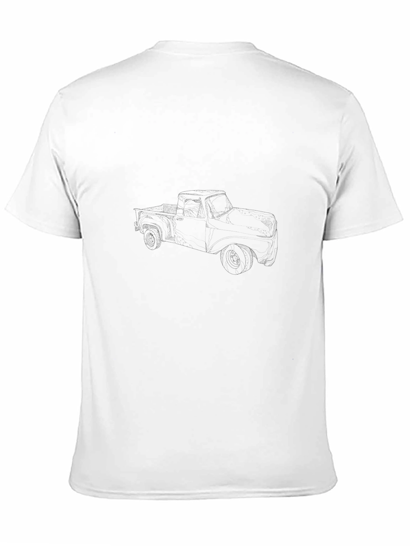 Mens Classic Black Crew Neck T-Shirt