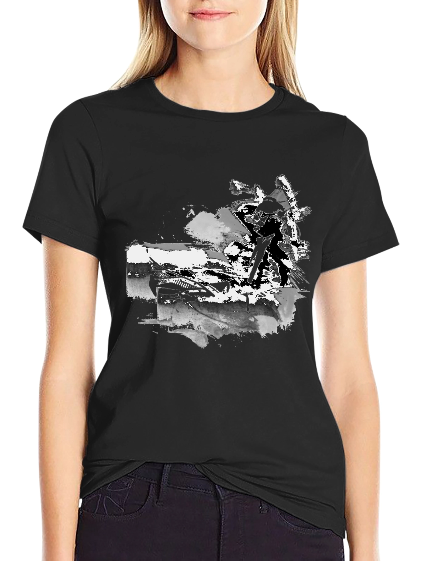 Mens Graphic Black T-Shirt