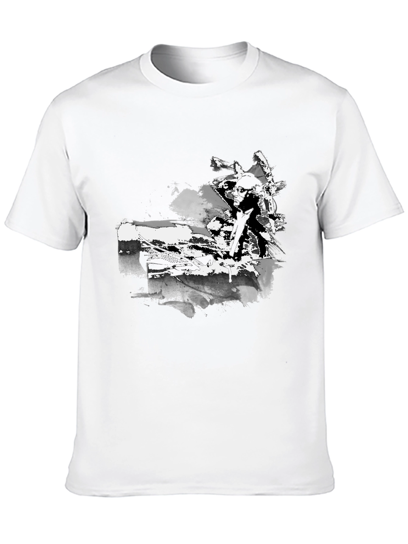 Mens Graphic Black T-Shirt
