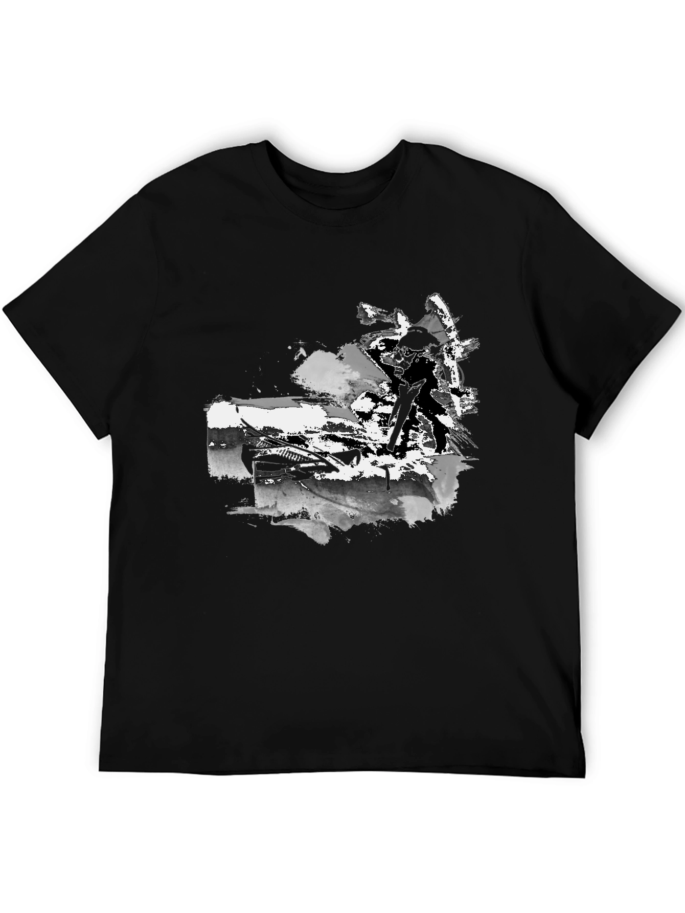 Mens Graphic Black T-Shirt