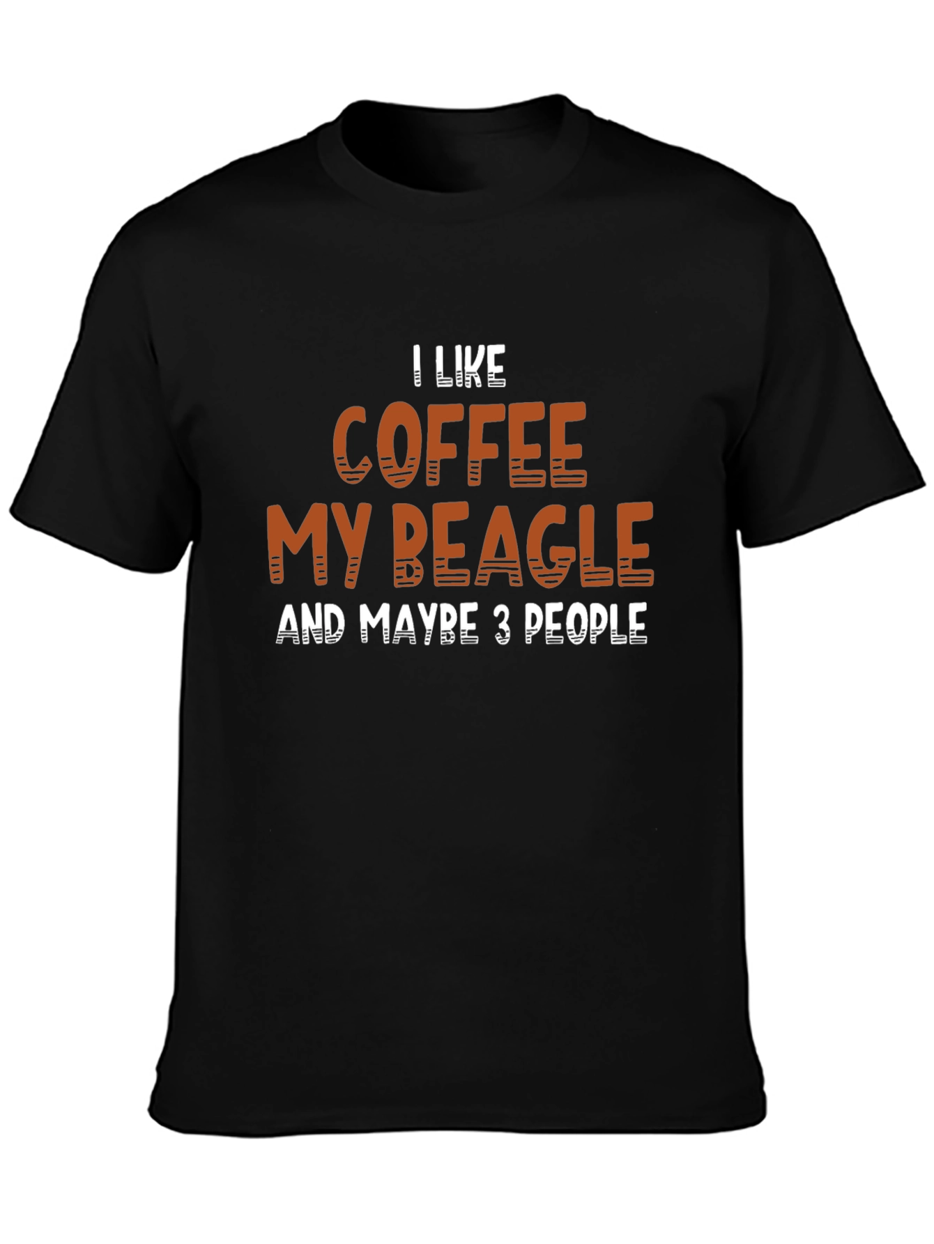 Coffee Beagle Funny Graphic T-Shirt