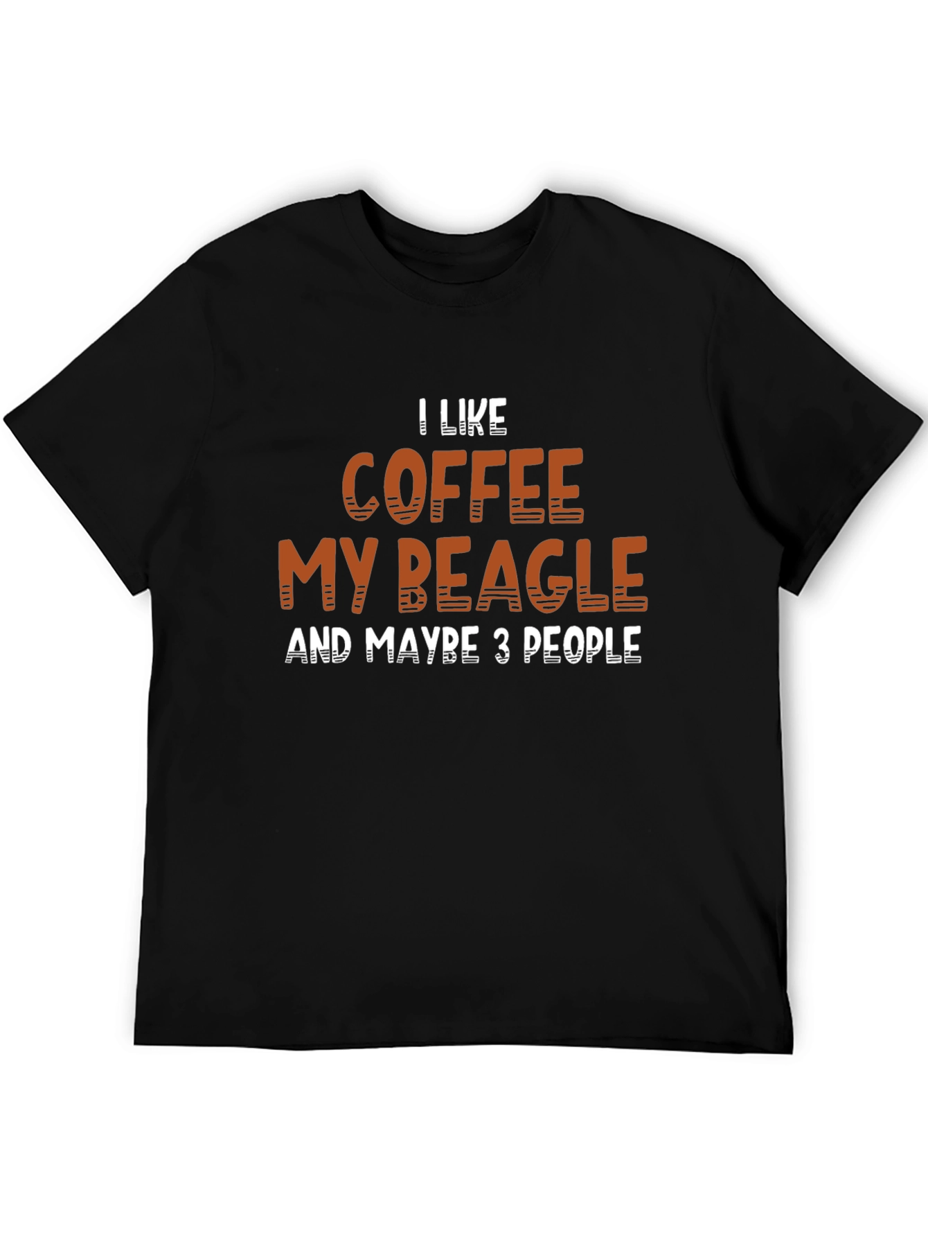 Coffee Beagle Funny Graphic T-Shirt
