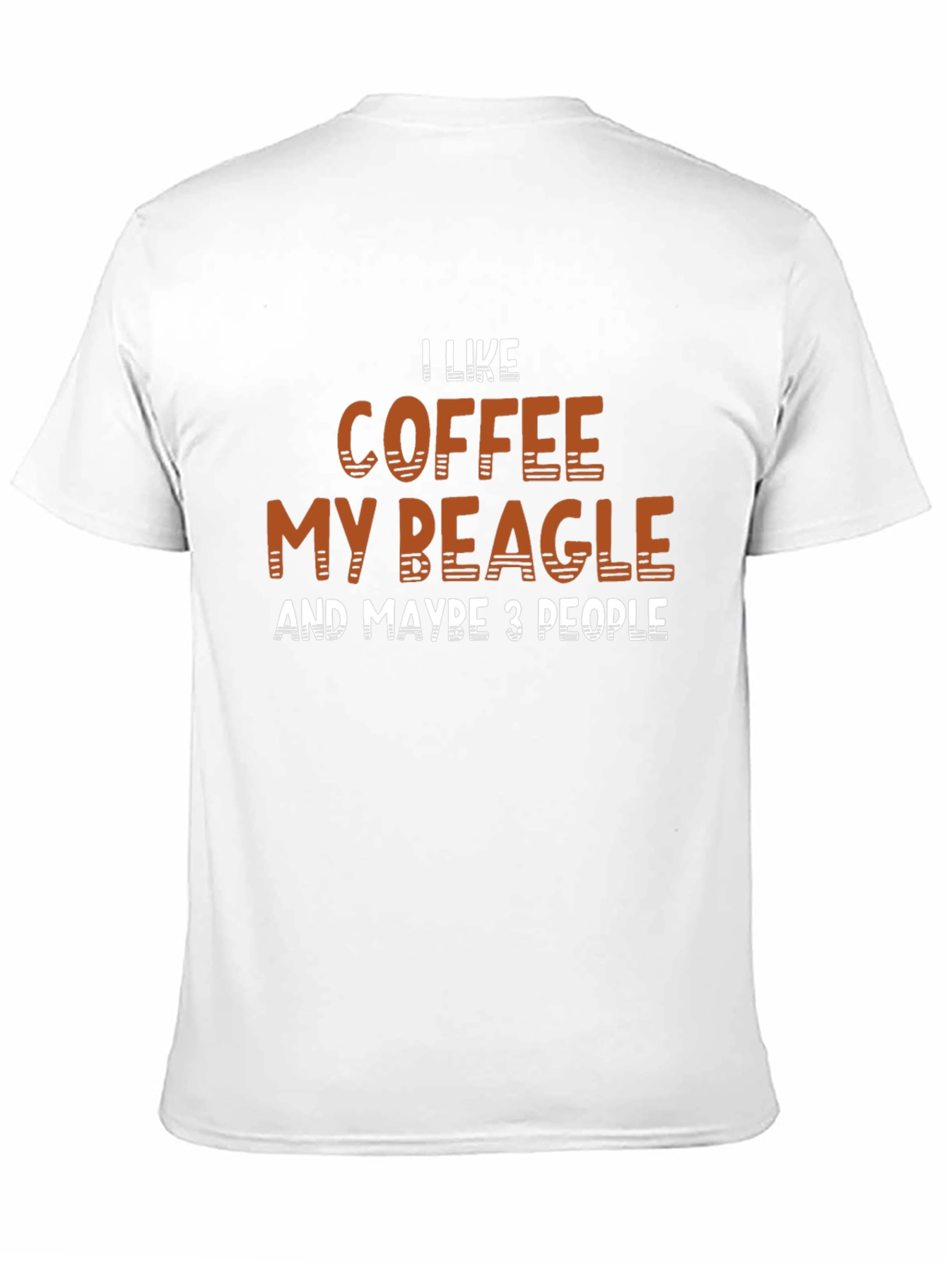 Coffee Beagle Funny Graphic T-Shirt