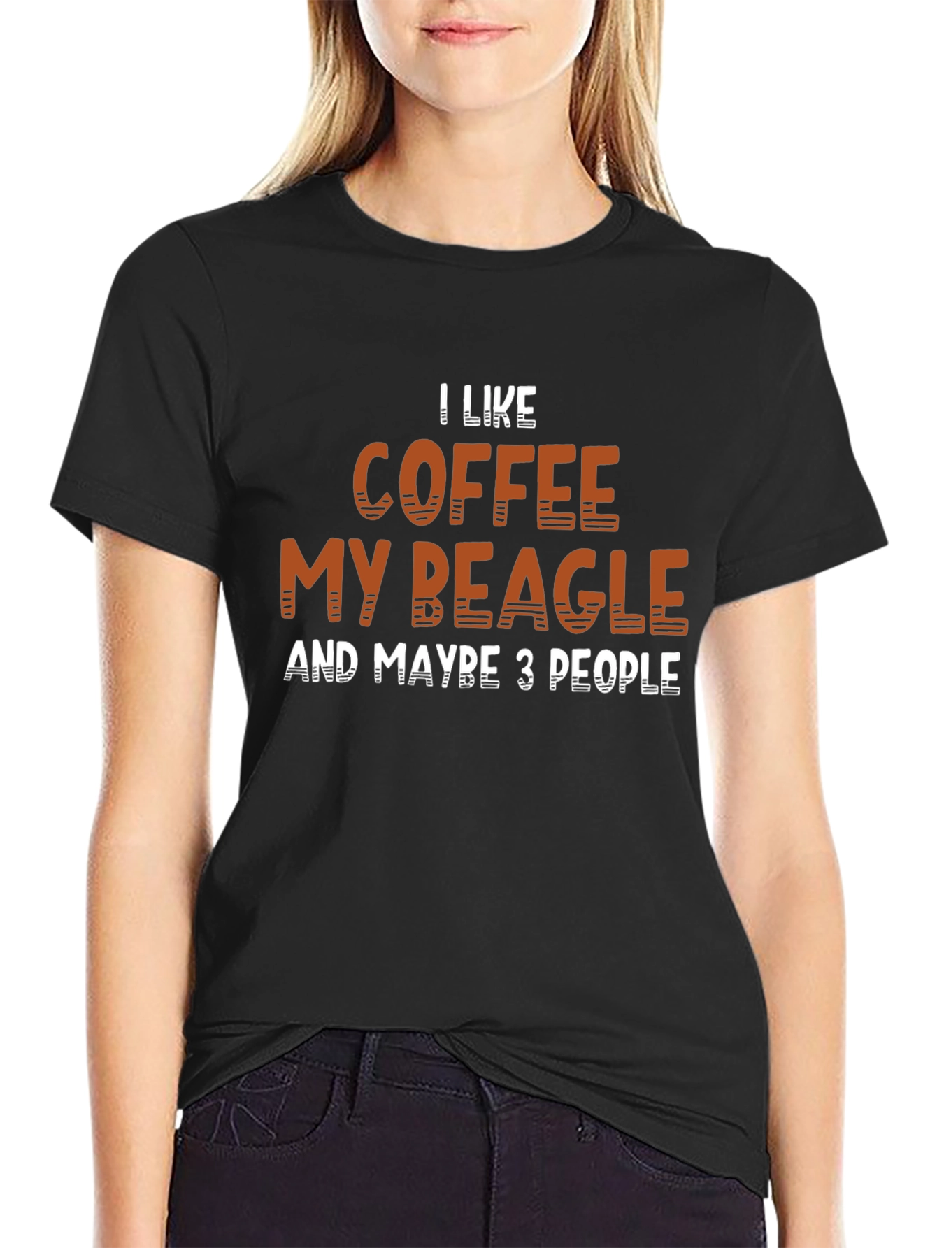 Coffee Beagle Funny Graphic T-Shirt