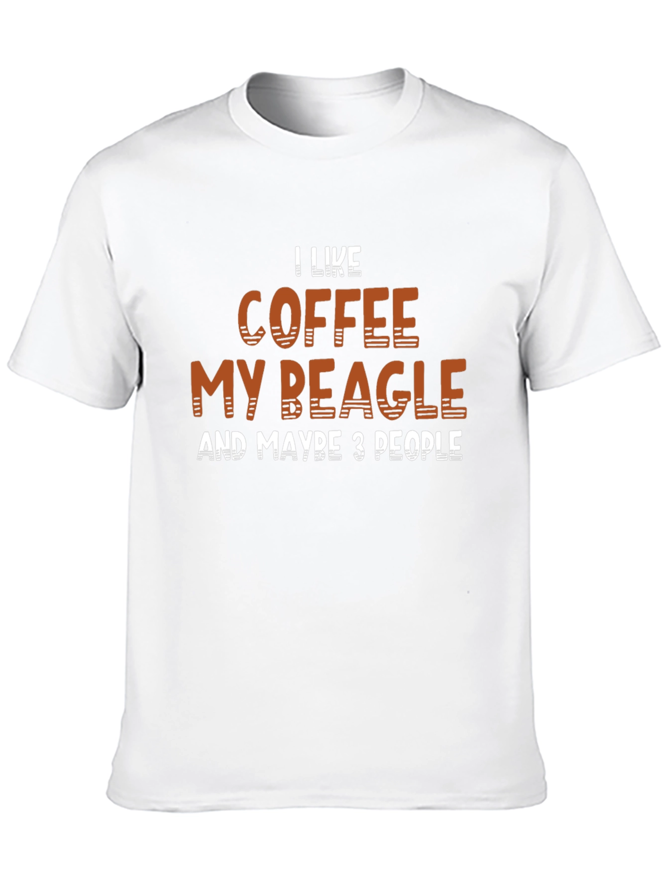 Coffee Beagle Funny Graphic T-Shirt