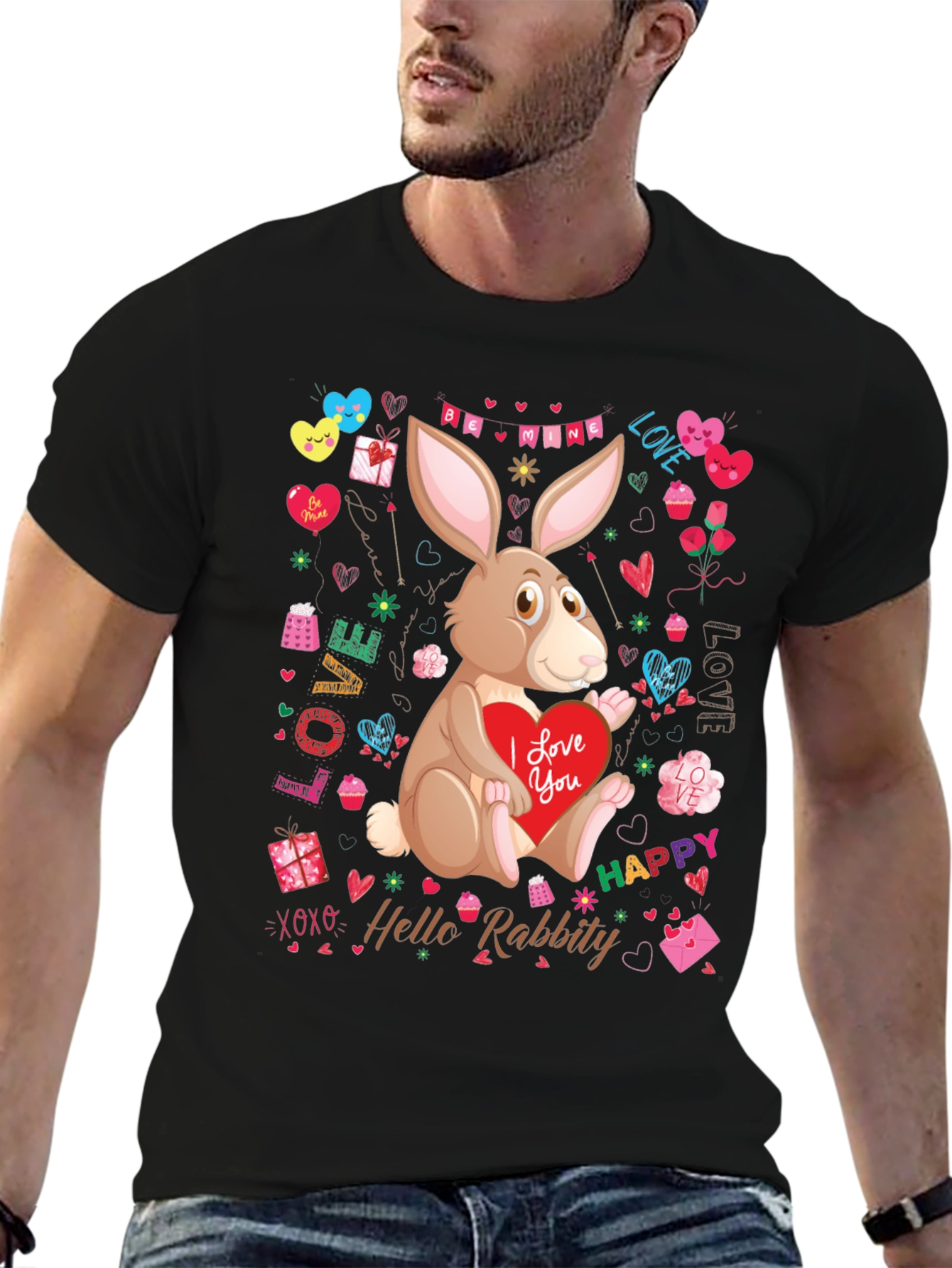 Hello Rabbity Valentine T-Shirt