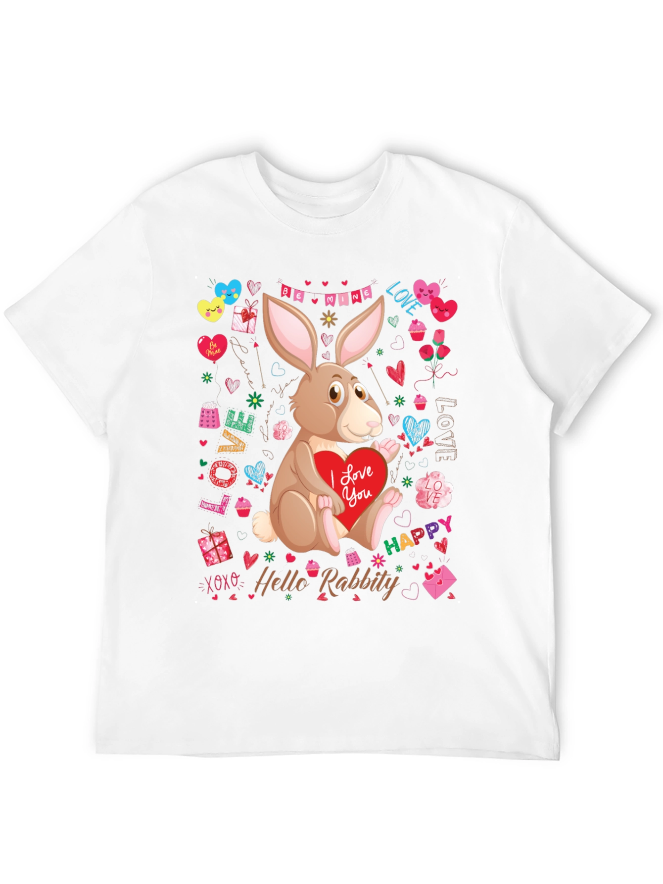 Hello Rabbity Valentine T-Shirt