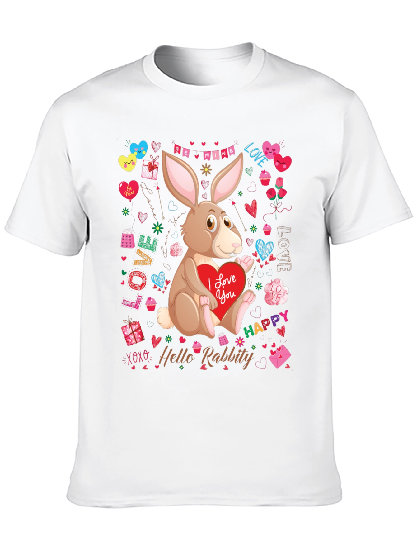 Hello Rabbity Valentine T-Shirt